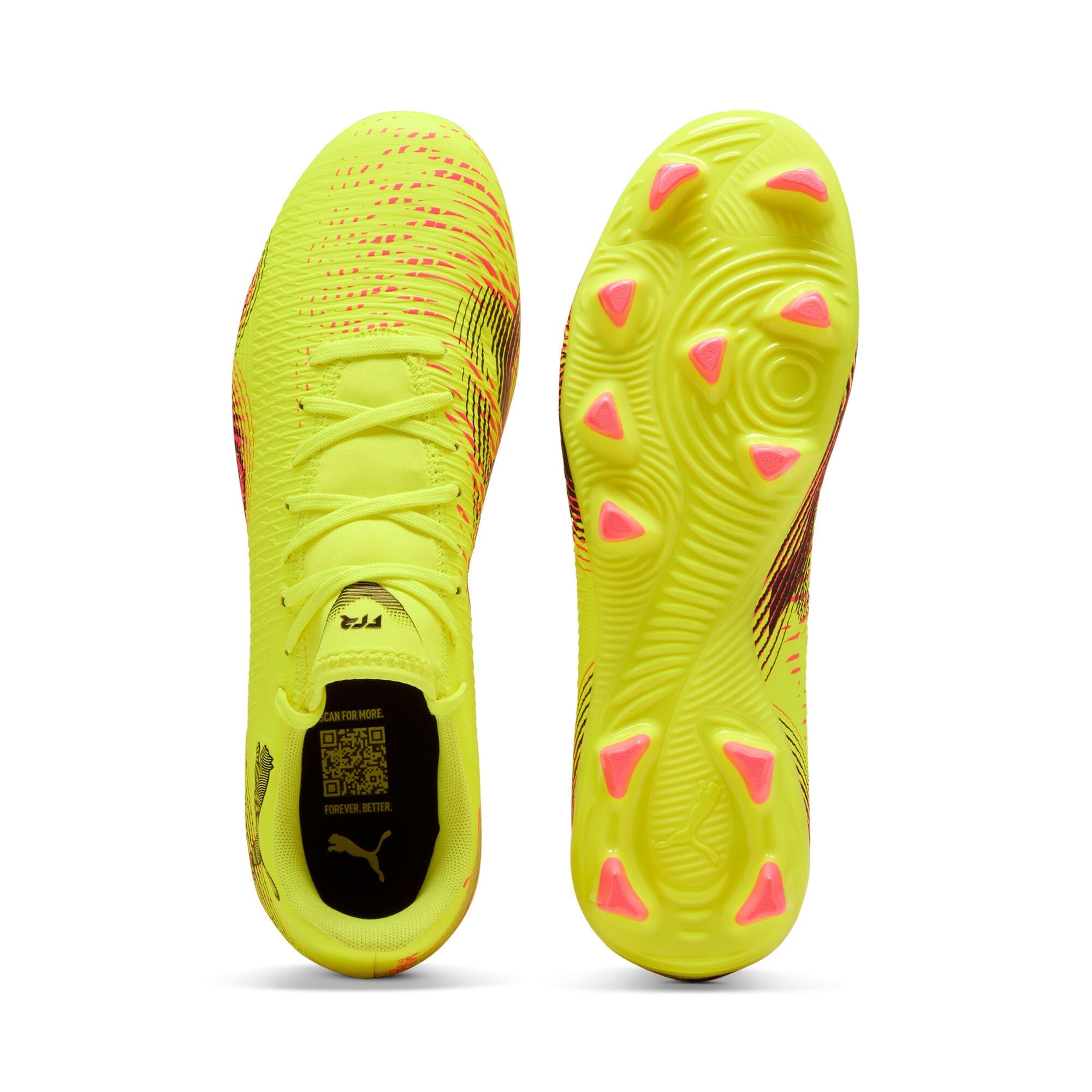 Puma - Future 8 Play FG/AG, Zapatillas de fútbol Unisexo, Yellow Alert-Puma Black-Sun Struck,