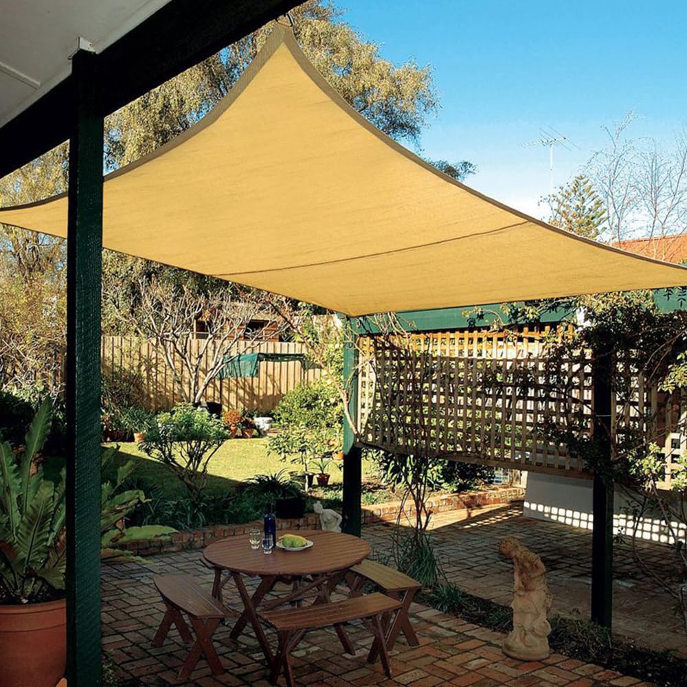 TOXIYA Rectangular Shade Net, Easy to Install, UV Protection