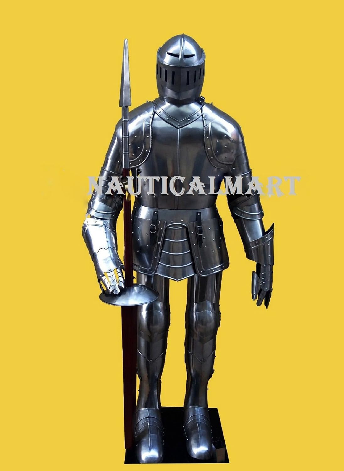 NauticalMart Medieval Knight Suit of Armor 17th Century Combat Full Body Armour Suit Metal Knight's Costume