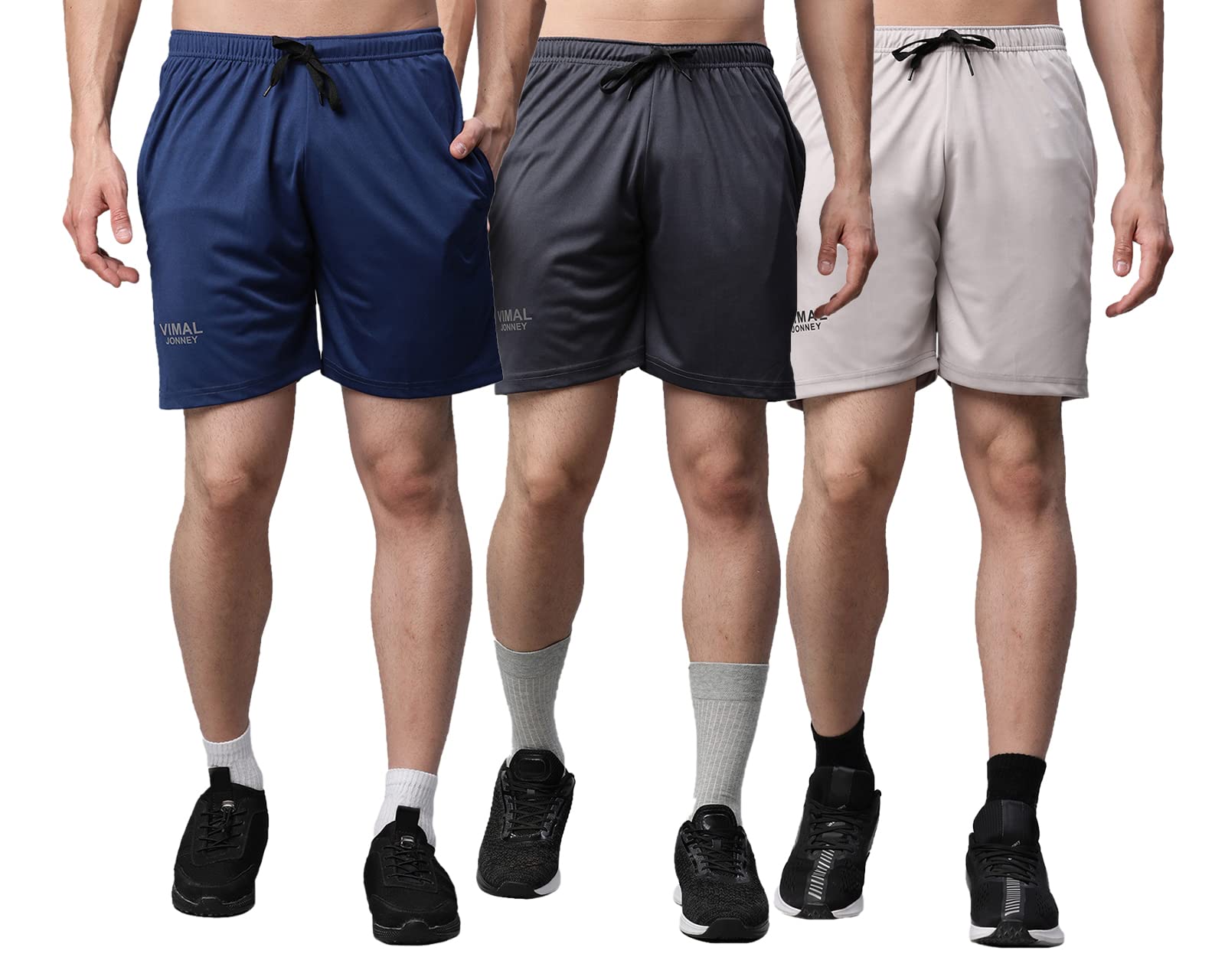 mack jonney Dryfit Solid Lycra Shorts for Men (Pack of 2)-Dryfit_D11_BLU_OLV_02-P-picture-15