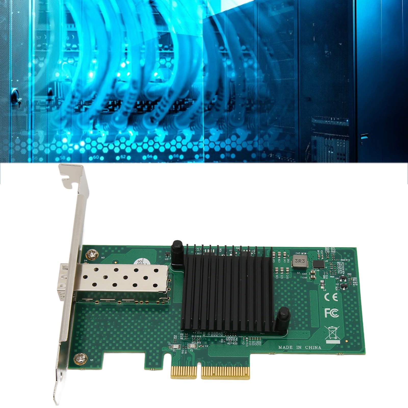 Adattatore Server Ad Alta velocità da 10.000 Mbps per Scheda di Rete PCIe per Percorso SFP in Fibra Ottica VMware