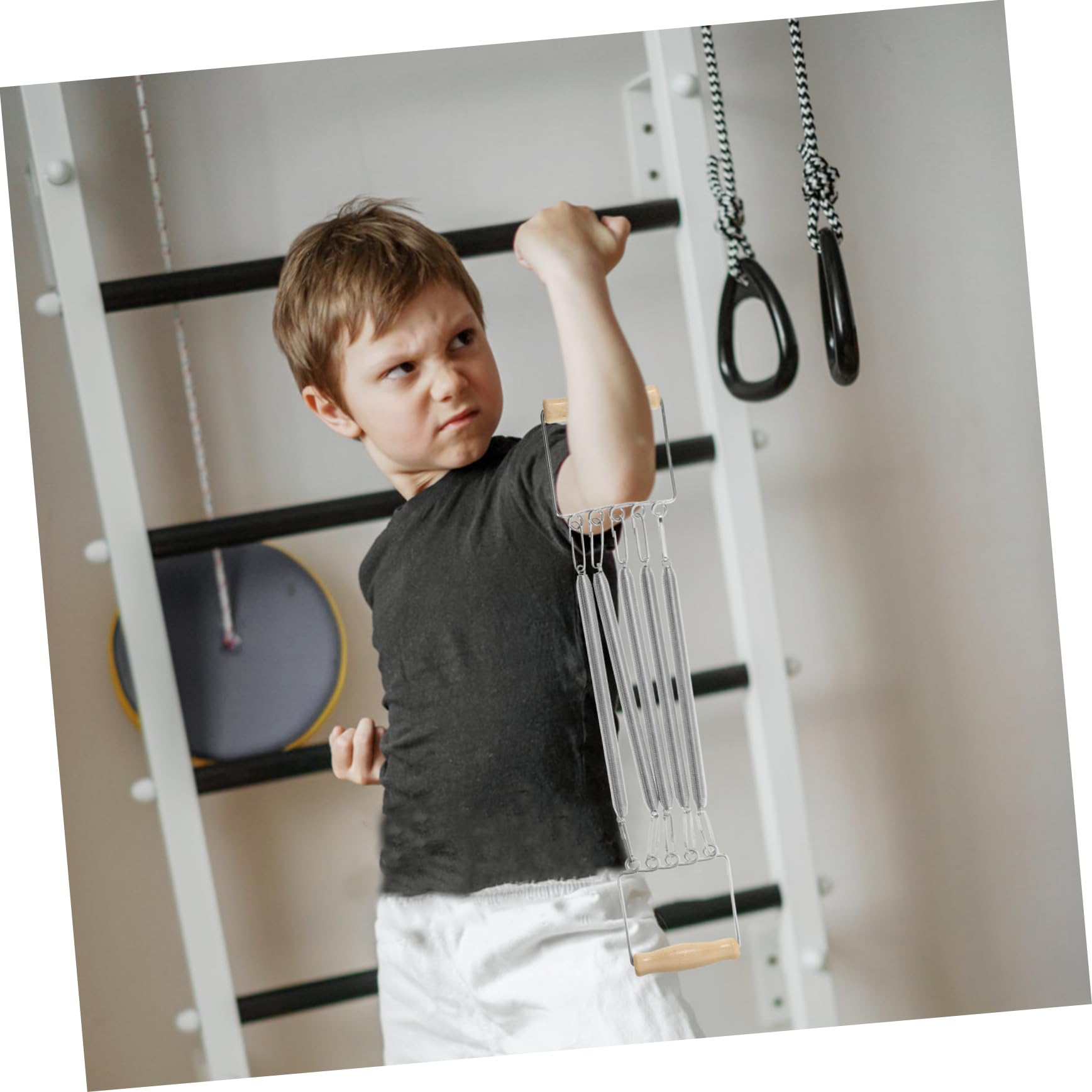 Happyyami 2st Federzug Brust Entwickler Brustexpander Für Männer Abnehmbare Federn Für Fitness Federwiderstandsbänder Abnehmbare Federbänder Wandseilzug-trainingssystem Federstahldraht