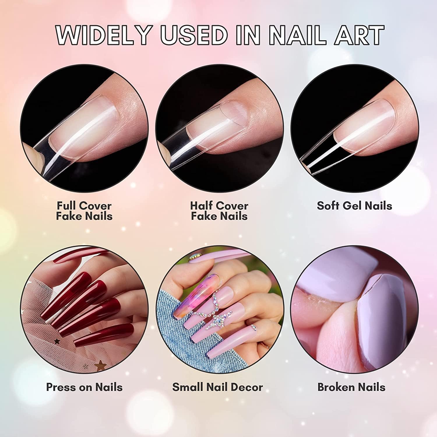 Spanking x cooancoco Nail Glue, Super Strong Nail Glue for Acrylic Nails Long Lasting Professional Nail Tip Glue for Press on Nails Bond for Acrylic Nail Adhesive for False Nail Tips 0.07OZ/PCS(10PCS) - Image 8 thumbnail