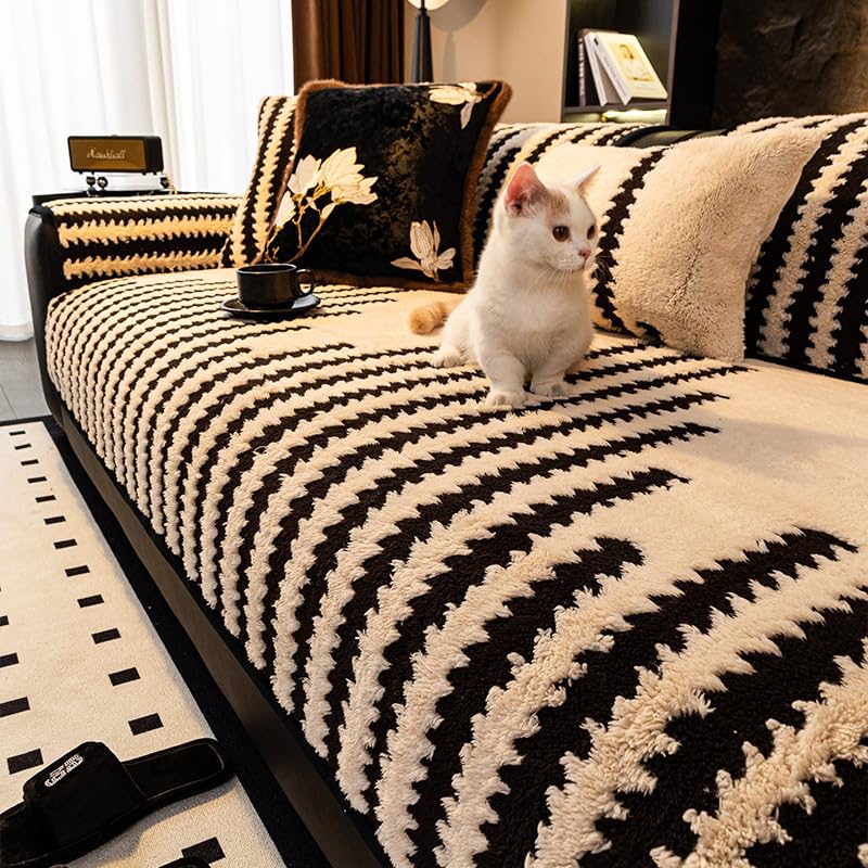 WYJHNLBEDC Sofa Cover/Throw, Super Soft Plush Sofa Protection, Dog, Scratch Protection, Cat, Anti Slip, Cotton/100%, Artistic, Casual, Everyday Use, Rectangular, 70x70 cm — image 1