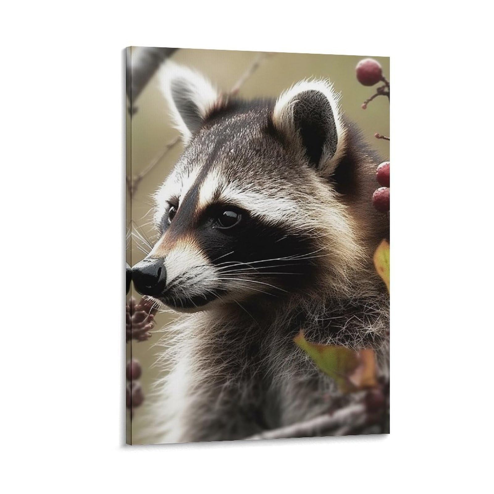 Canvas Wall Art for Living Room 16"x24" Modern Artwork Painting Pictures Hanging Canvas Prints Animals on Tree Aesthetic Wall Art for Bedroom Bathroom Office Wall Art Print Decor Animals on Tree Canv