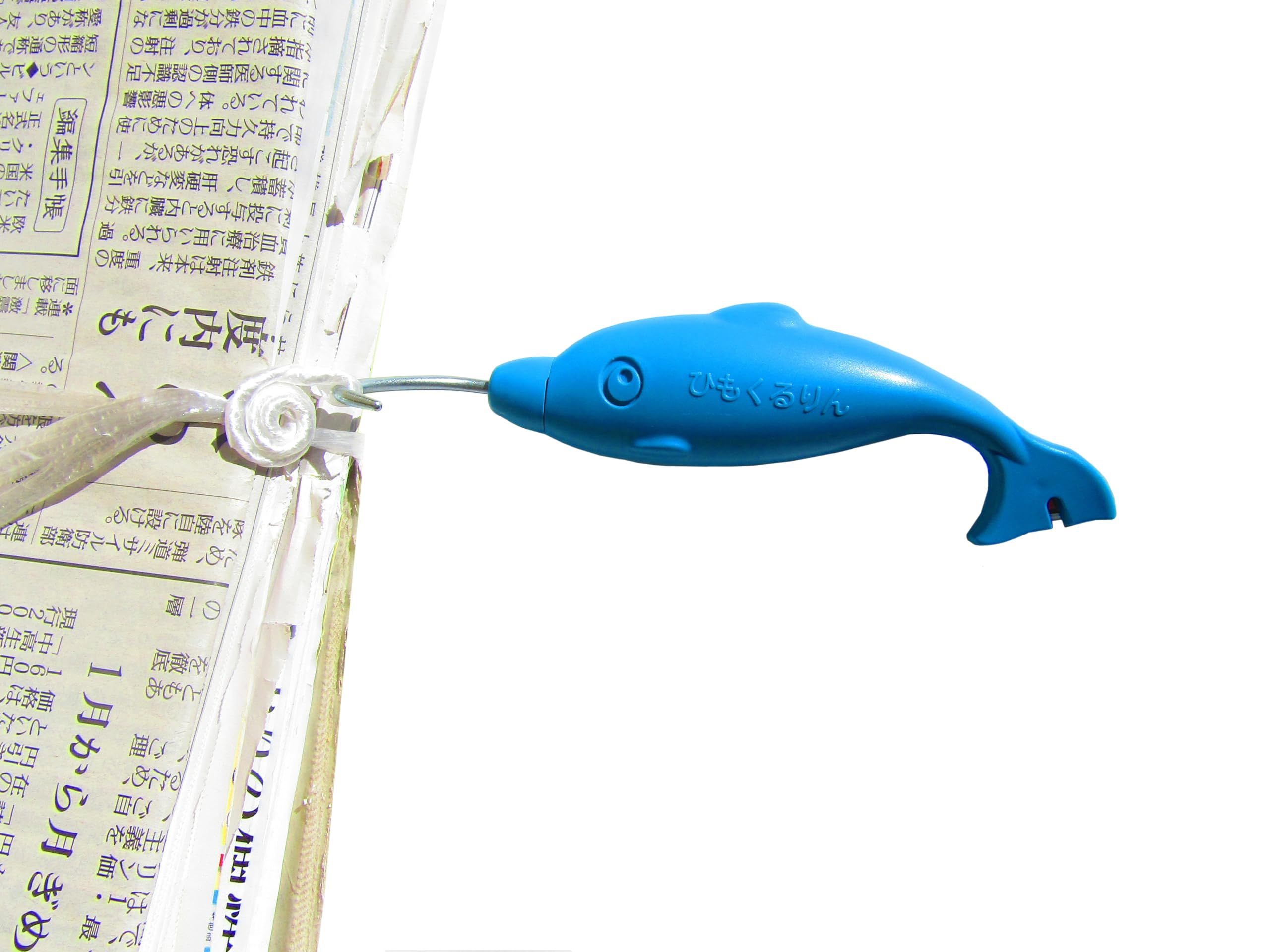 Amazon.co.jp: サトウ 結束機 ひもくるりん ブルー ダンボール 新聞