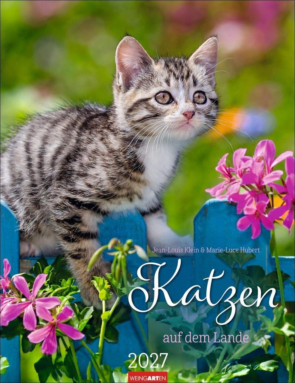 Katzen auf dem Lande Kalender 2027: Süße Kätzchen in ländlicher Idylle: Ein Foto-Kalender zum Dahinschmelzen. Planer mit Platz zum Eintragen. Hochformat 30 x 39 cm