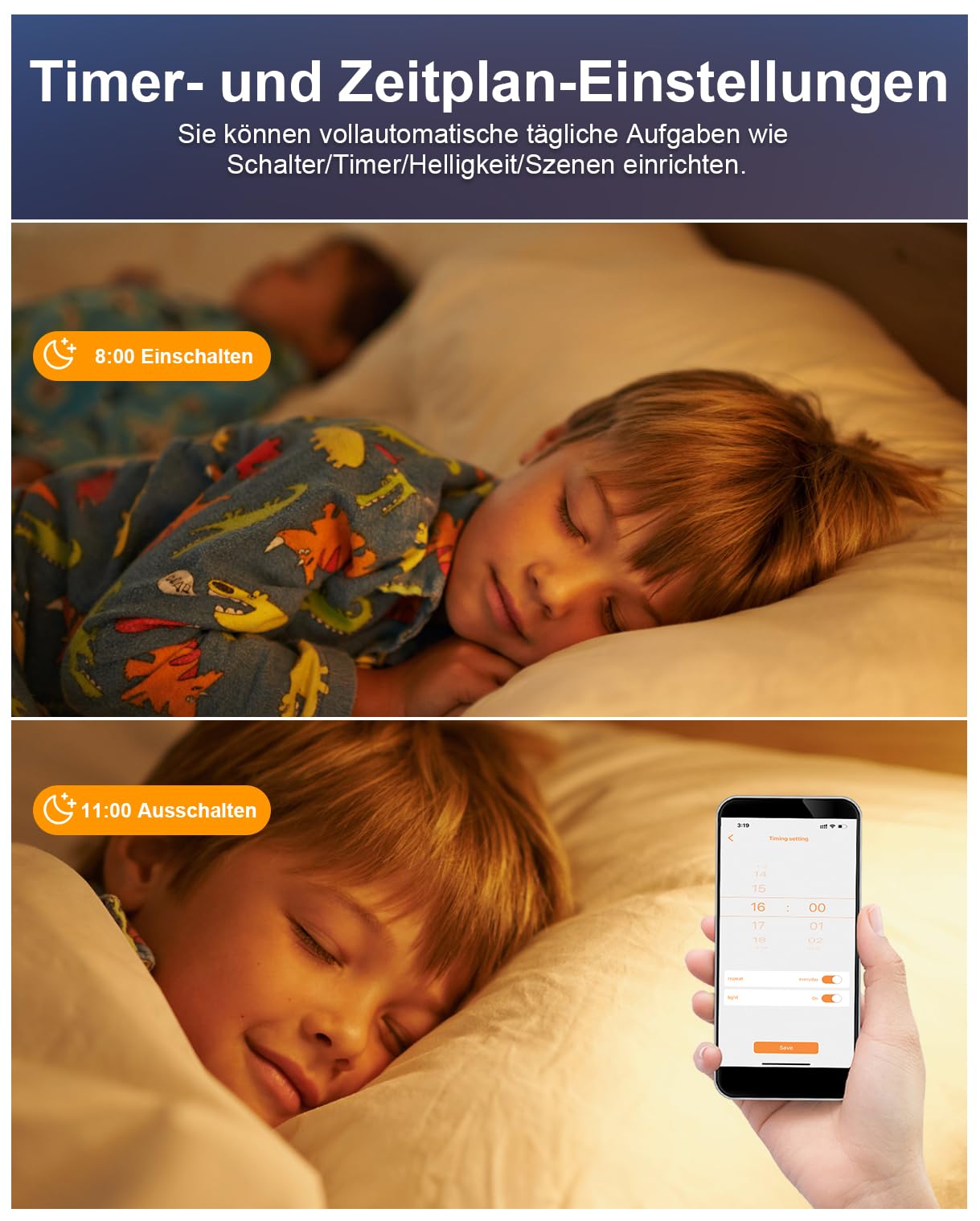 LED Einbaustrahler 230V RGB Alexa, Smart LED Spot Ultra Flach Bluetooth 10W 6er Set, Einbaustrahler Dimmbar Farbig, Deckenspots Musik Sync APP Steuerung, Farben Spots Deckenleuchte