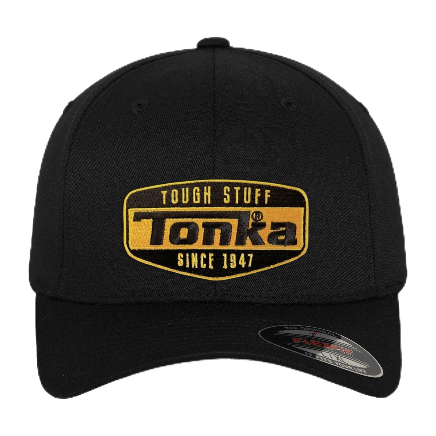 Tonka Unisex Black Officially Licensed Flexfit Baseball Cap (Black), Large/X-Large