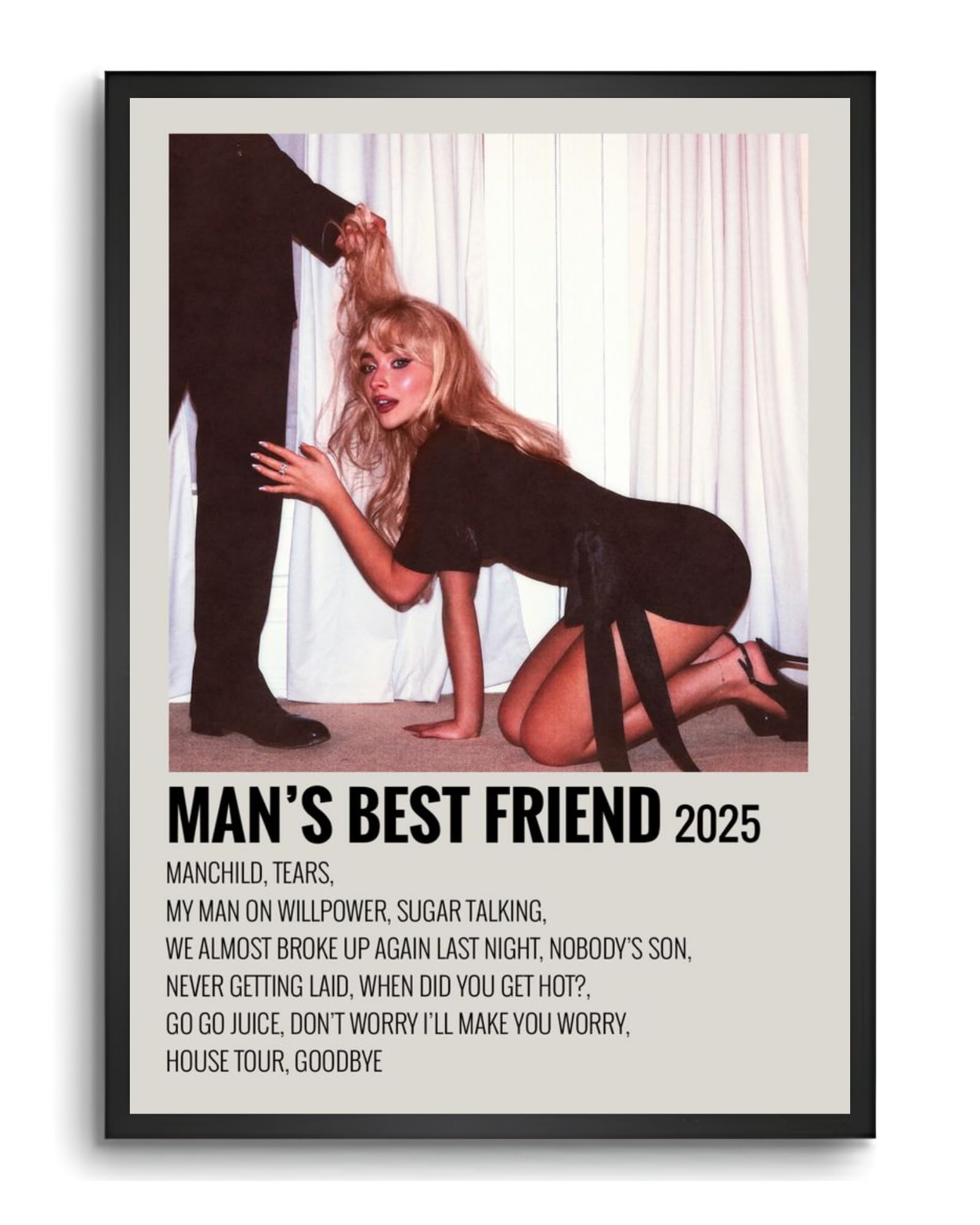 Vyopix Sabrina Carpenter - Man's Best Friend Music Album Cover