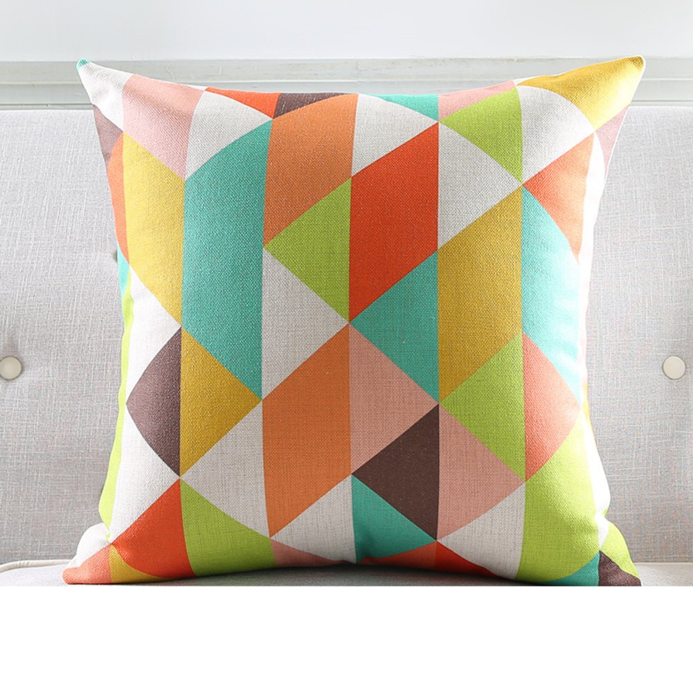 Coussin de voiture motif géométrique pour soulager les lombaires
