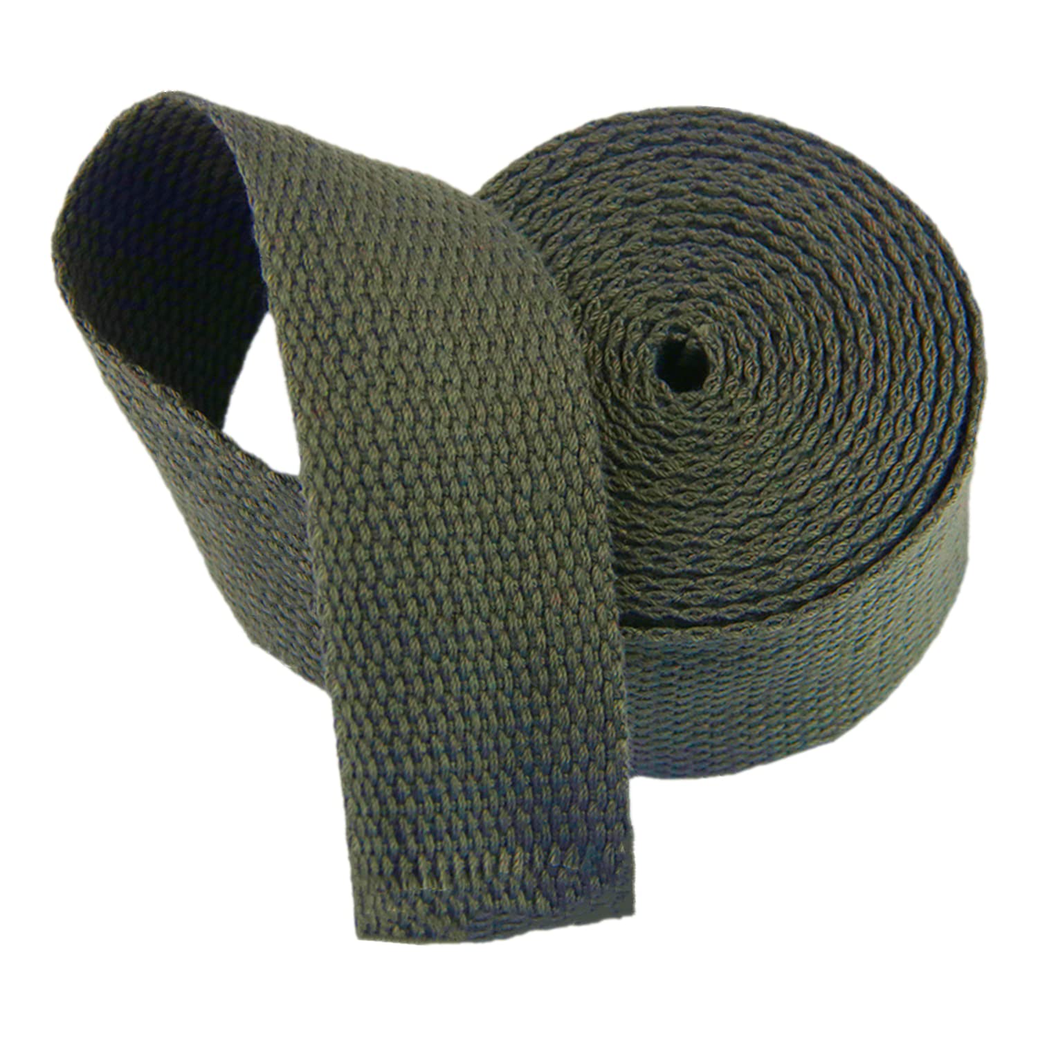 50mm Polyester cotton webbing strap for bags leash arts crafts outdoor accessories, 9 metre/roll
