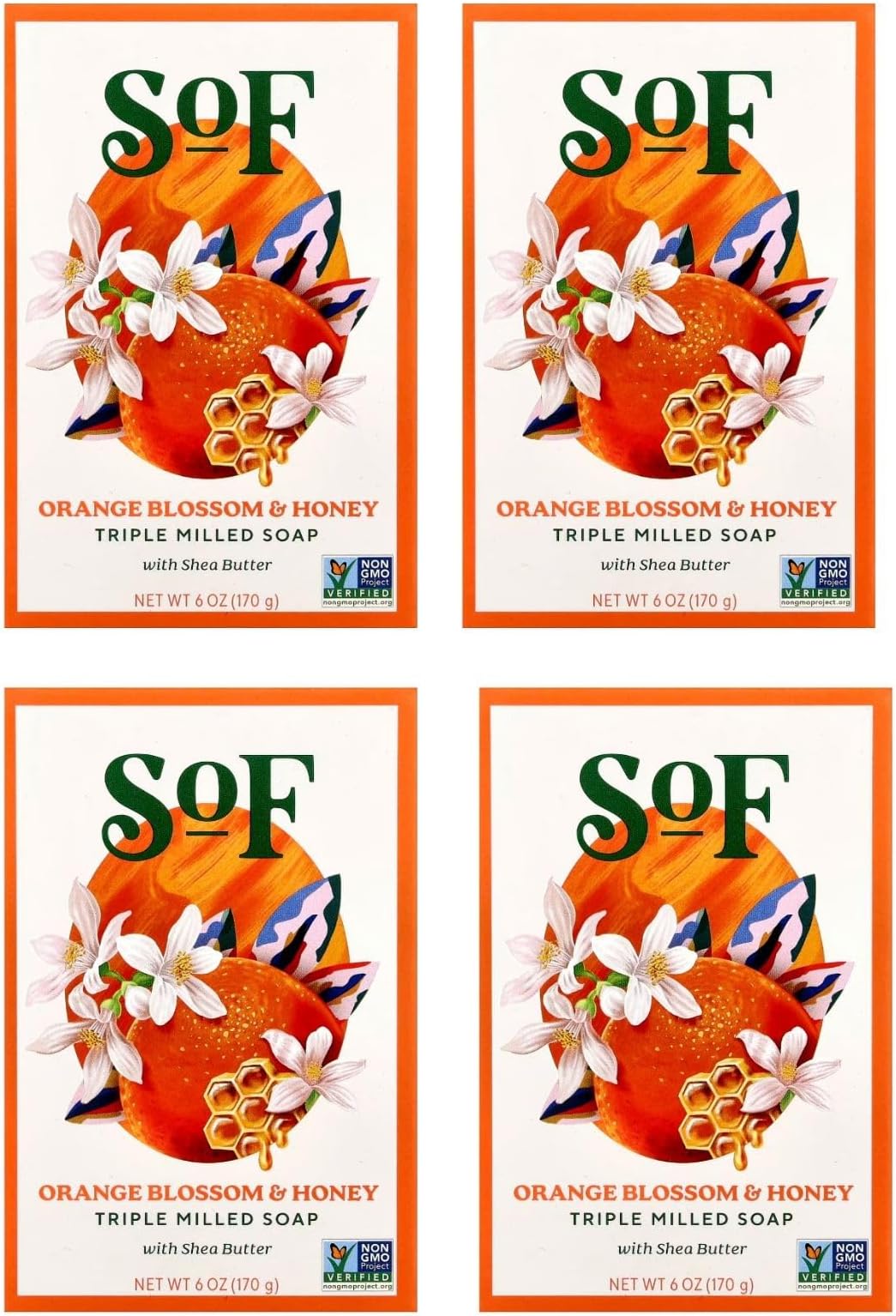 SoF Moisturizing Bar Soap, Coconut & Shea Butter