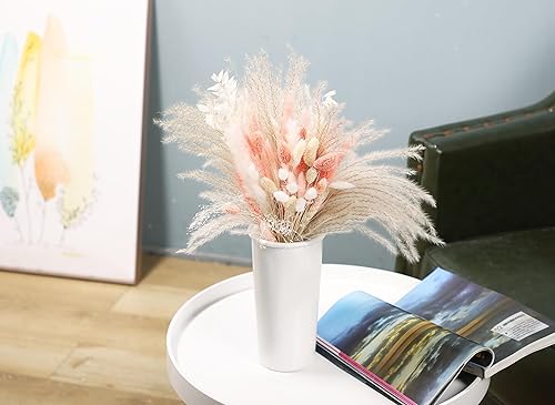 Miniatura 2 de Gumolutin Ramo de hierba de pampa seca natural de 17 pulgadas, decoración del hogar, flores secas para decoración, arreglos florales secos para