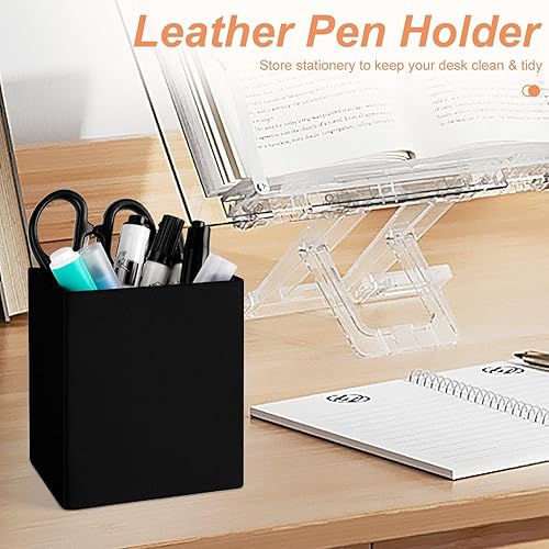 Miniatura 4 de Softball Life Love - Soporte cuadrado para lápices, portavasos, caja de almacenamiento de escritorio, organizador de maquillaje, suministros para