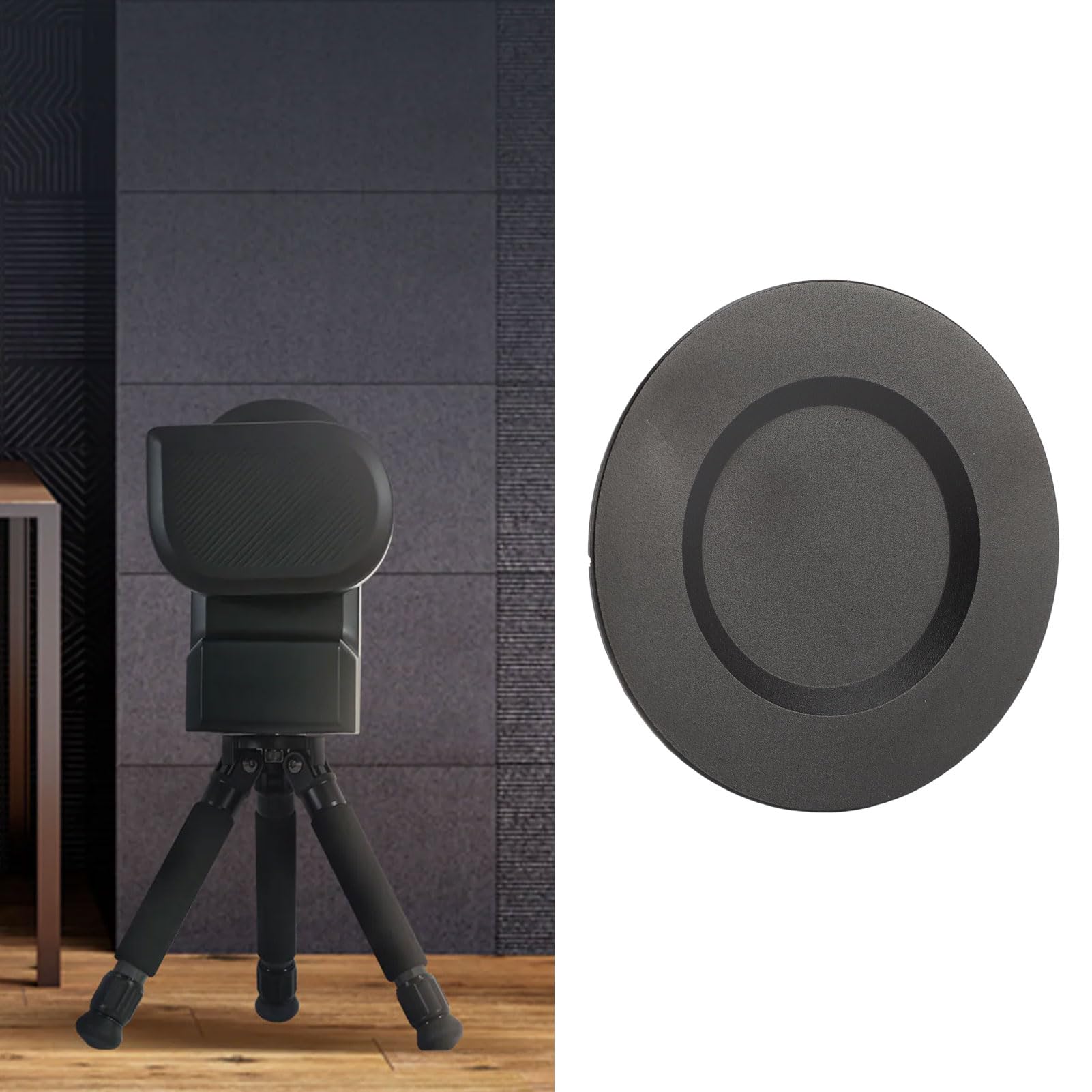 Denash Tapa de la Lente de Metal para el Telescopio Astronómico Inteligente Seestar S50, Cubierta Protectora de la Tapa de la Prueba del Polvo Magnético, 50.2 Mm, Compatible con la