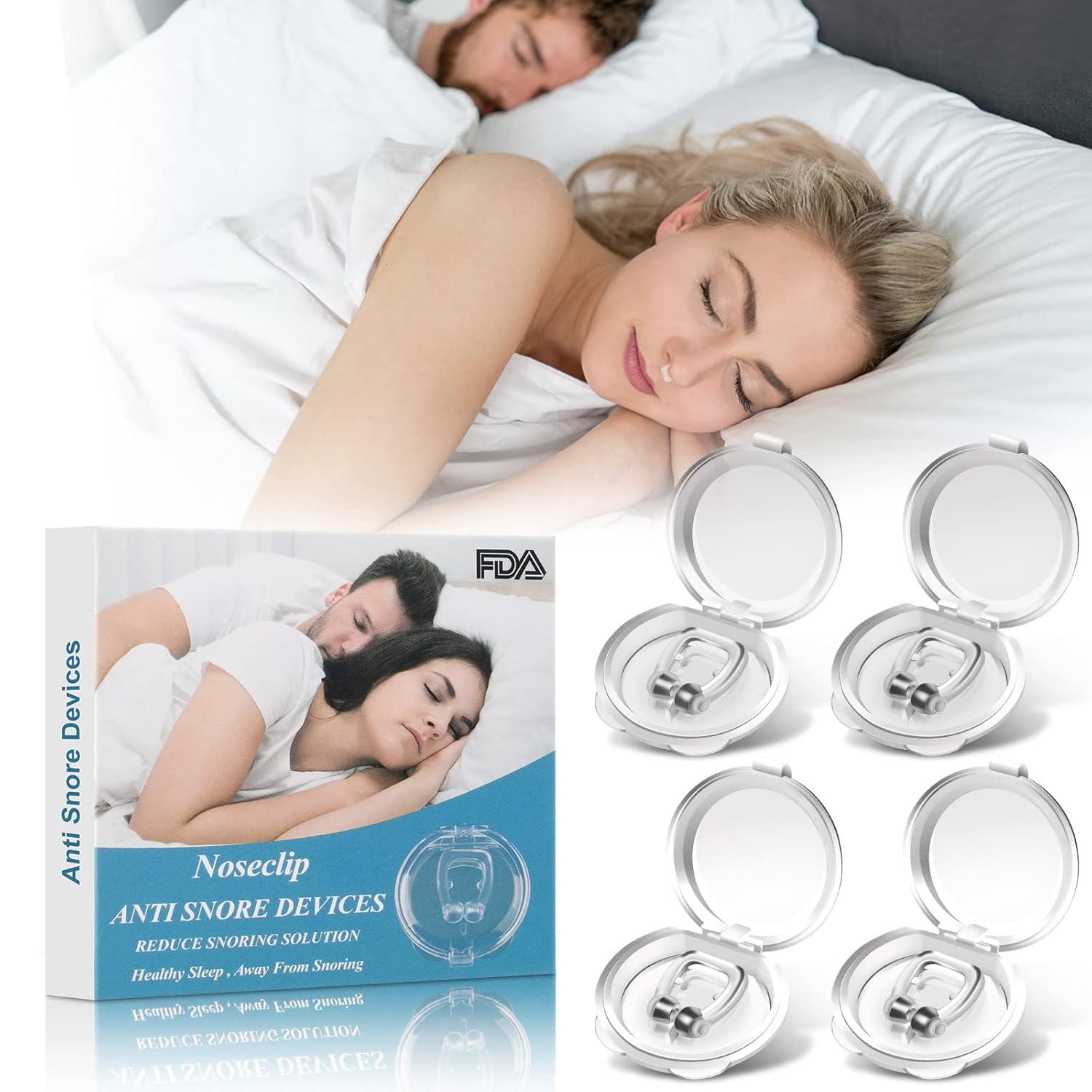 Anti Snoring Devices, Silicone Anti Snoring Nose Clips, Anti Snoring
