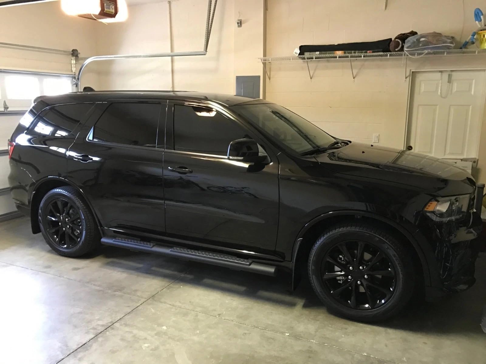 2 SZT. Boczne Podesty Podłogi Dojazdowe Listwy Ochraniacze Pedałów Dopasowane do Dodge Durango 2011-2026 Czarne【Nie dla modeli RT, RT Plus i GT.】