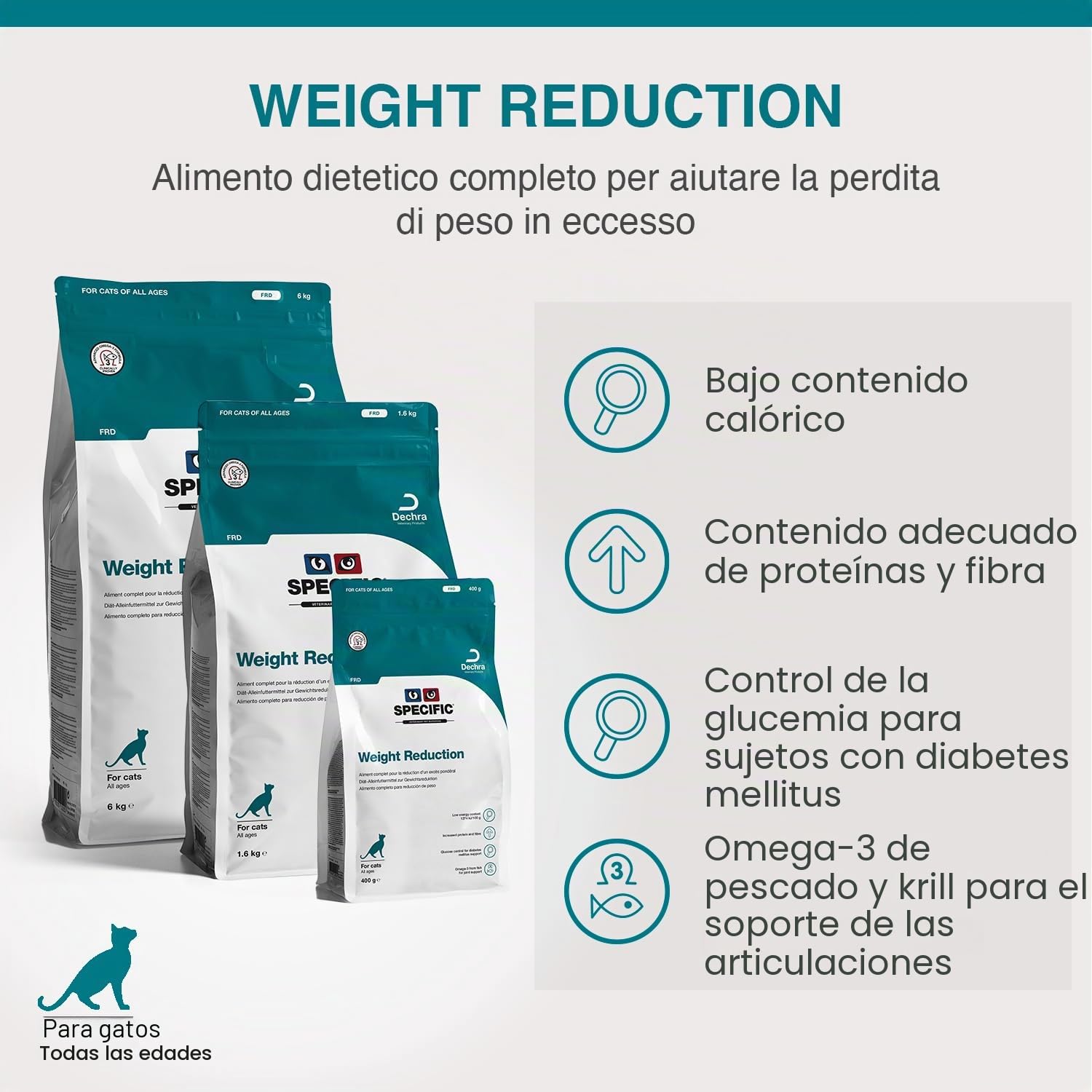 Specific Specific Feline Adult Frd Weight Reduction 6Kg 6000 g