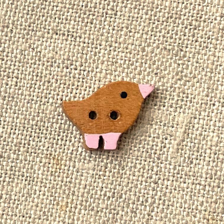 Amazon | Sale*ドイツ ウッドボタン ひよこシェイプ 3個 JK 鳥 バード