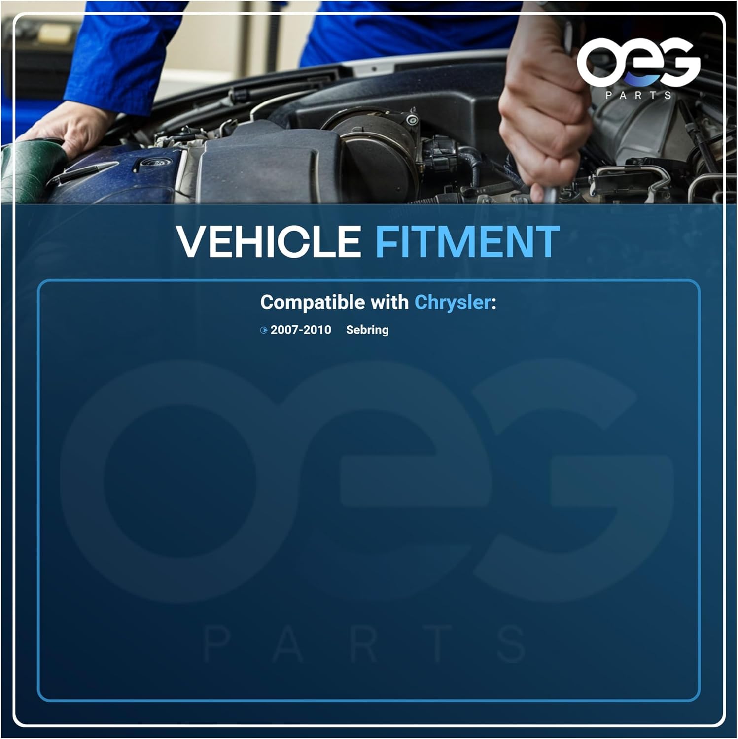 OEG Parts New Front Right Power Window Regulator W/O Motor Compatible With Chrysler Sebring 2007-2010, 68020562AA 752-311