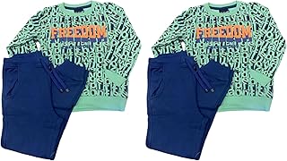 دايس بيجامة للاولاد AOP4*5 (عبوة من قطعتين)