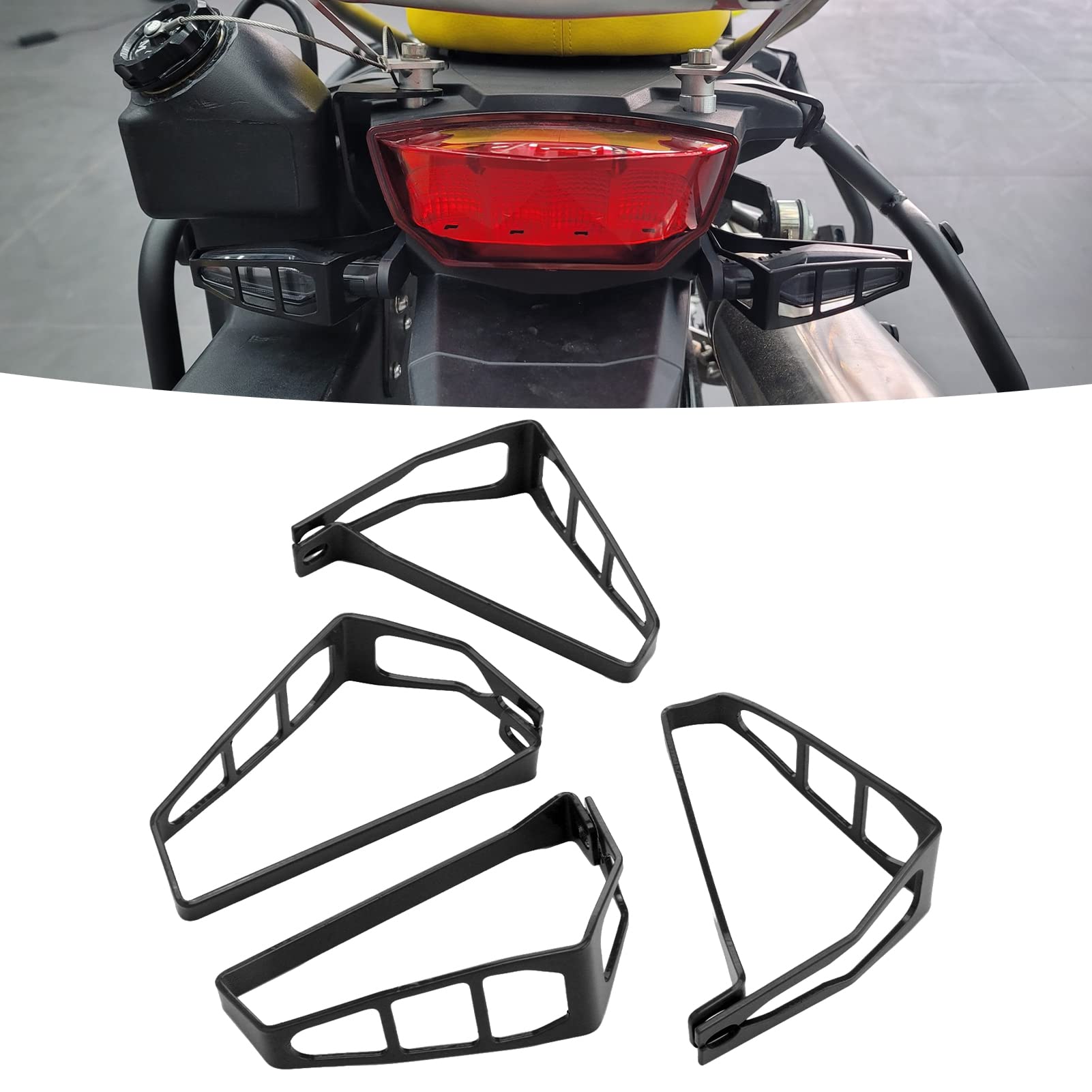 Copertura Protettiva Indicatori di Direzione in Lega di Alluminio per R1250GS LC, F850GS, 4 Pezzi, Design Resistente