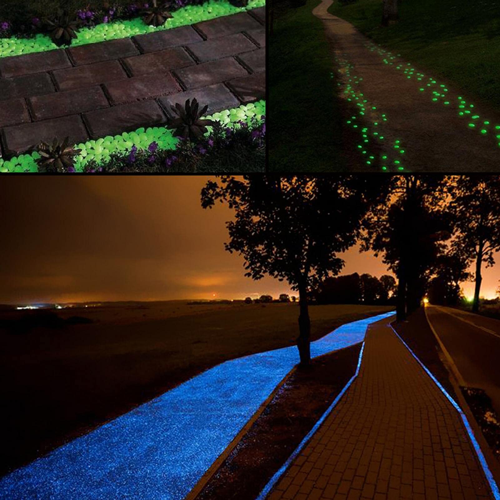 Amazon.co.jp: shoppardise 100個入り 夜光石 蓄光石