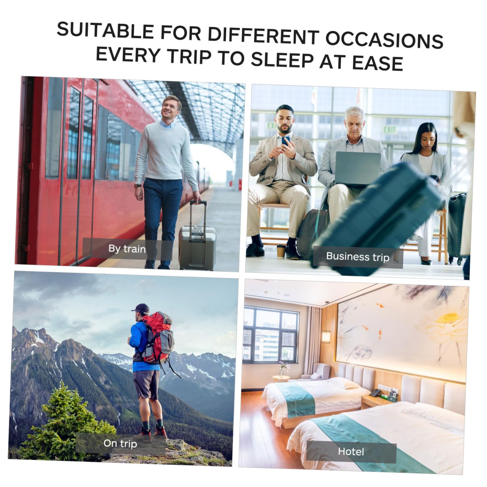 Sommer Hotel Schlafsack aus Polyester mit Solidem Design Tragbarer und Multifunktionaler Schlafsack Inlett für Reisen und Hotels