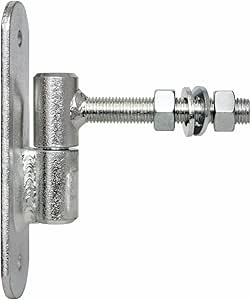 Torangel Torscharnier M12 - 2 Stück Verzinkt Mit Anschraubblech