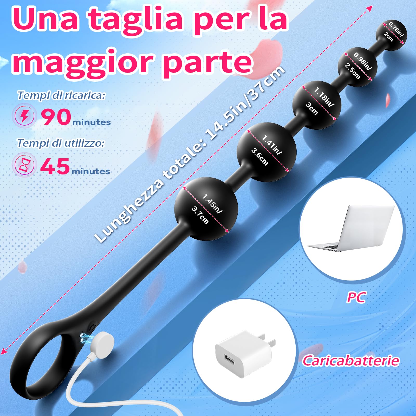 Sex Toys Plug Anale-dilatatore Donna Uomo - Vibratore Anal Plug Sexytoysys Coppia Vibratoreper Donna Professionale Toys Sessuali per Uomini con 9 Modalità di Vibrazione &APP, Dildo Anale Gay Sesso Toy