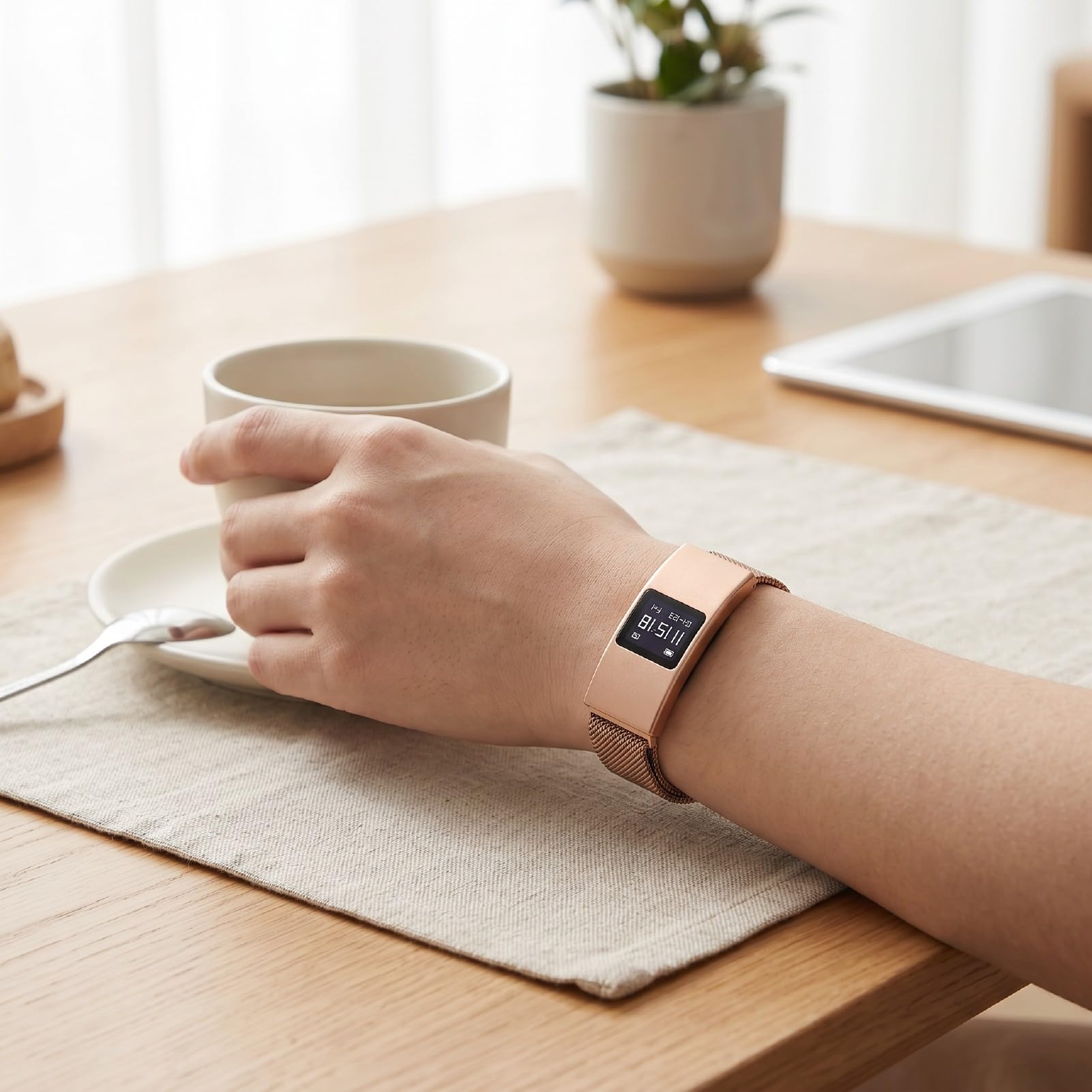 Topiky Bracelet connecté Intelligent pour Femme Homme, Tracker Fitness | Tracker d'activité étanche IPX8, Bluetooth 5.3, Contrôle par Application, Suivi de santé et Fitness avec Multiples Modes