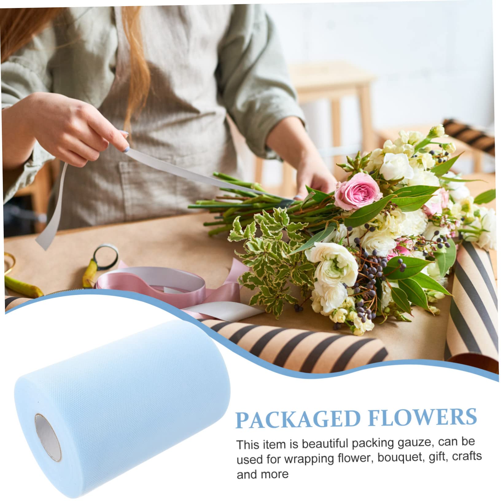 NUOBESTY 3rouleaux Tulle De Mariage Éblouissant Ruban Décoratif Avec Paillettes Brillantes Pour Et Décorations De Fête