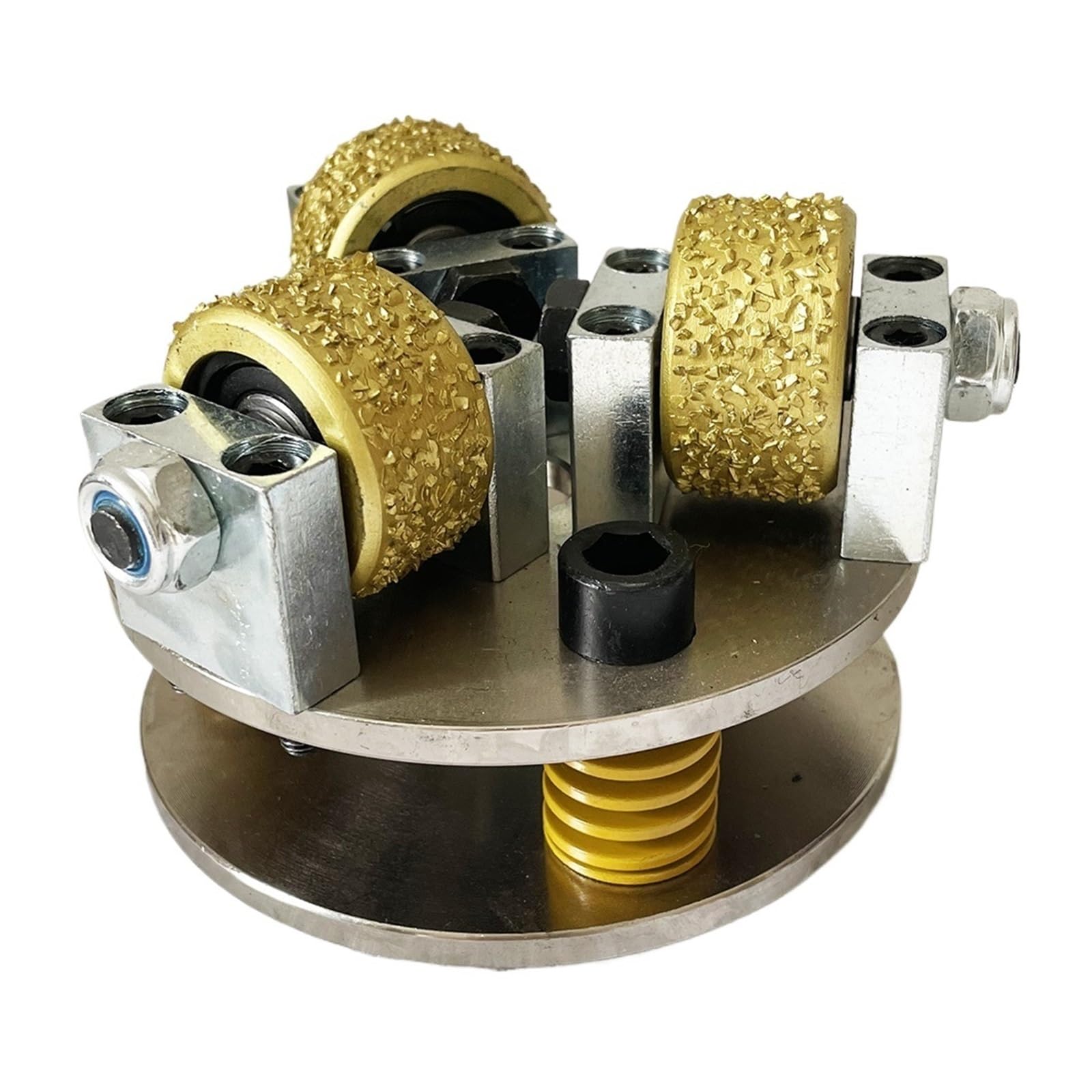 Martillo abrasivo de aleación M14 de 5 Pulgadas y 125 mm con 3 Rodillos for pulir Piedra, mármol, Granito y Suelos de hormigón.
