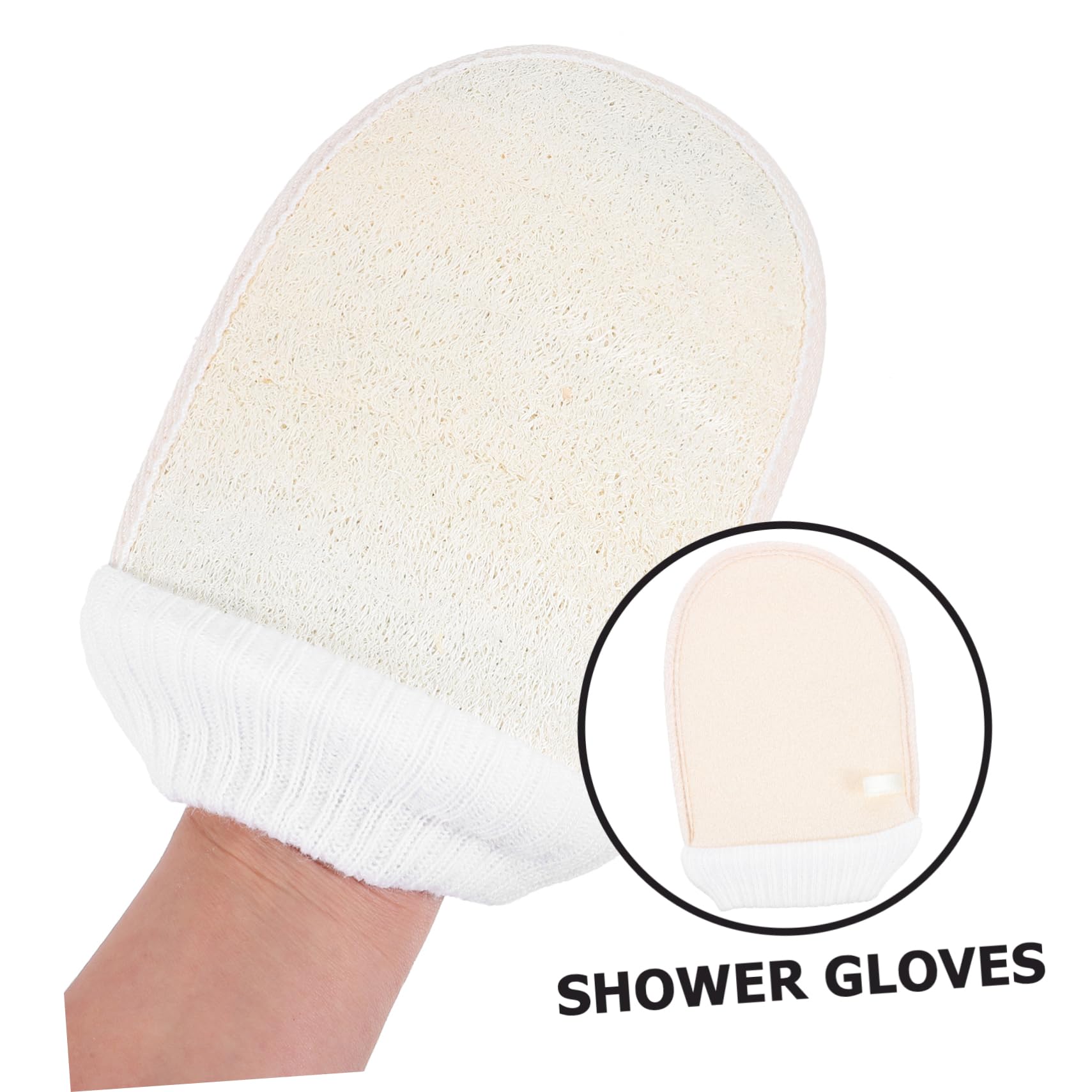 Healeved 6stücke Exfoliating Handschuhe Loofah Peeling-handschuhe Für Körperpflege Sanfte Hauterneuerung Für Spa Und Entfernt Abgestorbene Hautzellen Für Männer Und Frauen