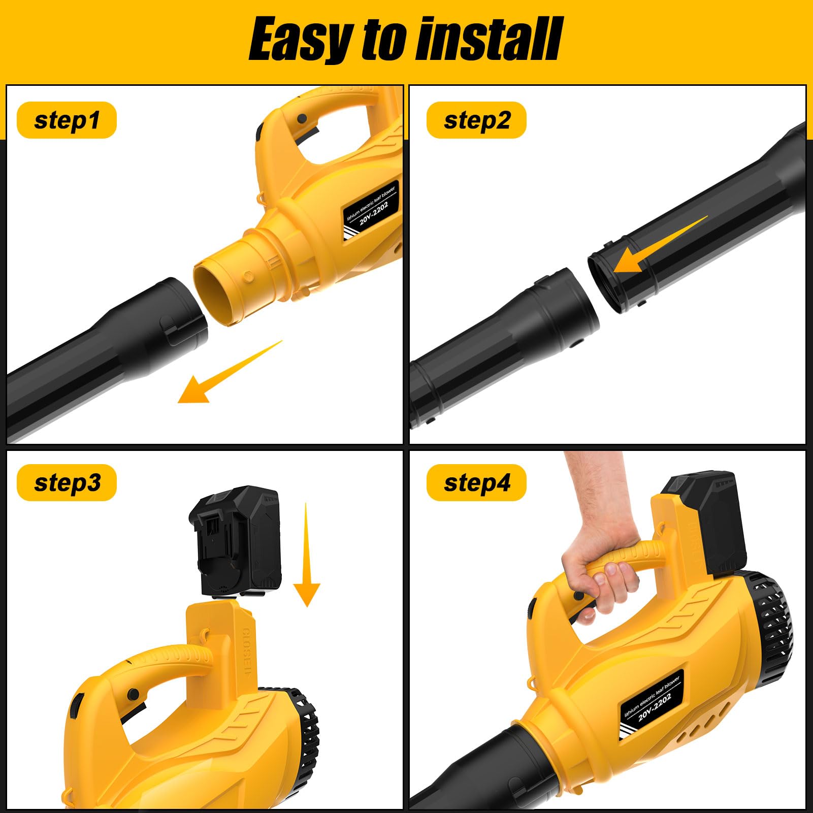 Cordless Battery Dewalt Leaf Blower Home Depot DEWALT 20V MAX