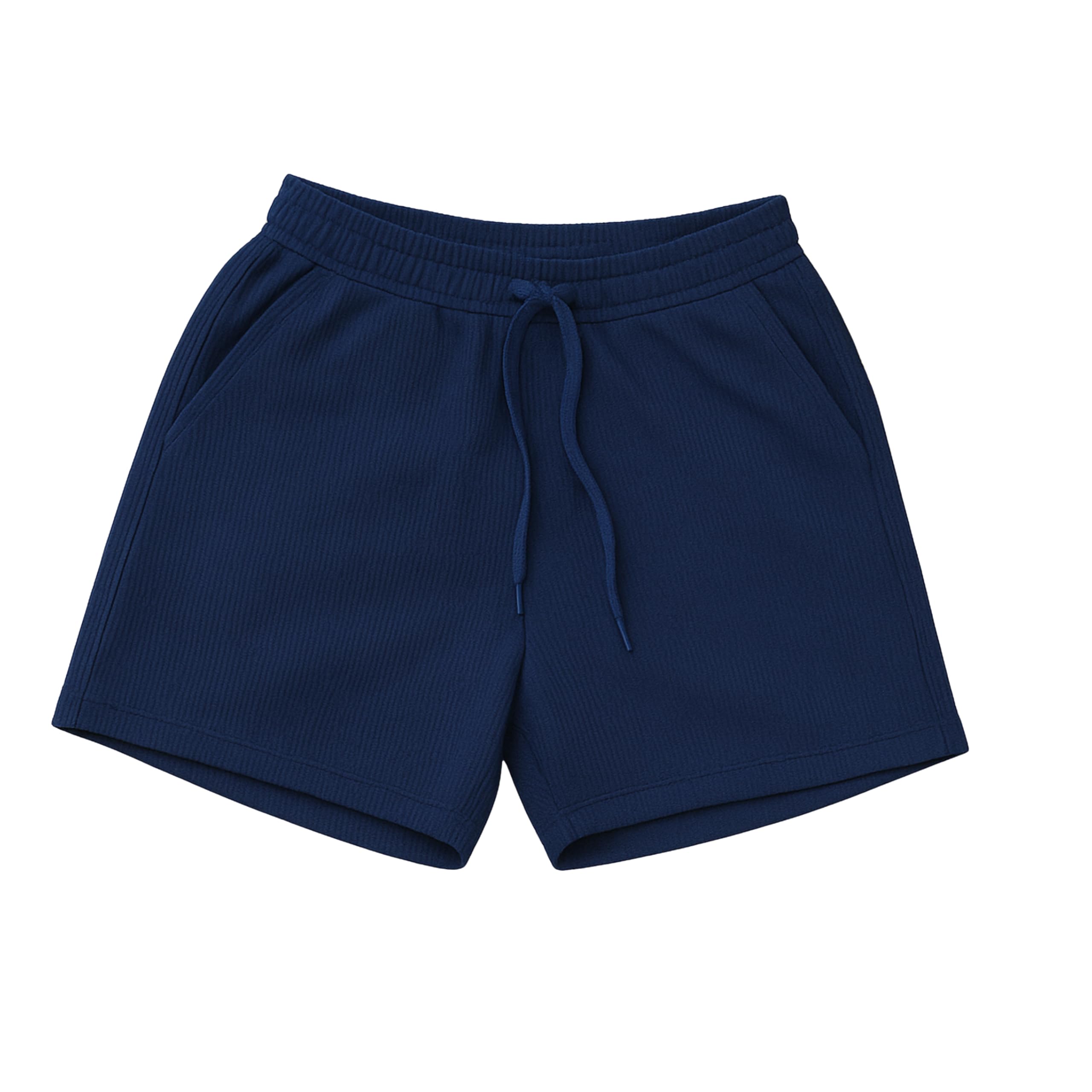 SUKHRAM Enterprise Women's Cotton Ribbed Shorts | Casual Summer Lounge Shorts for Women with Drawstring Elastic Waist & Pockets | Soft Comfortable Home Wear Shorts-picture-36