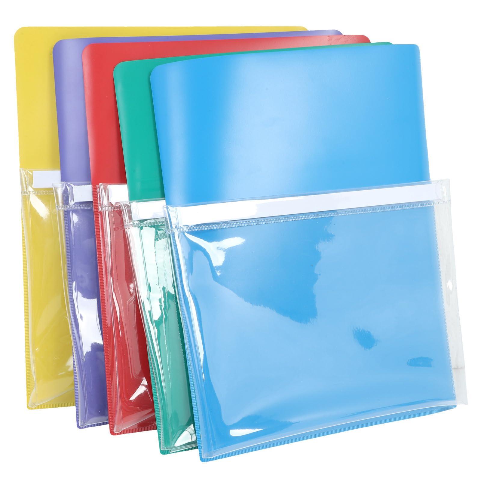 5 Stück Magnetischer Aktenhalter aus Pvc für Dokumente und Stifte