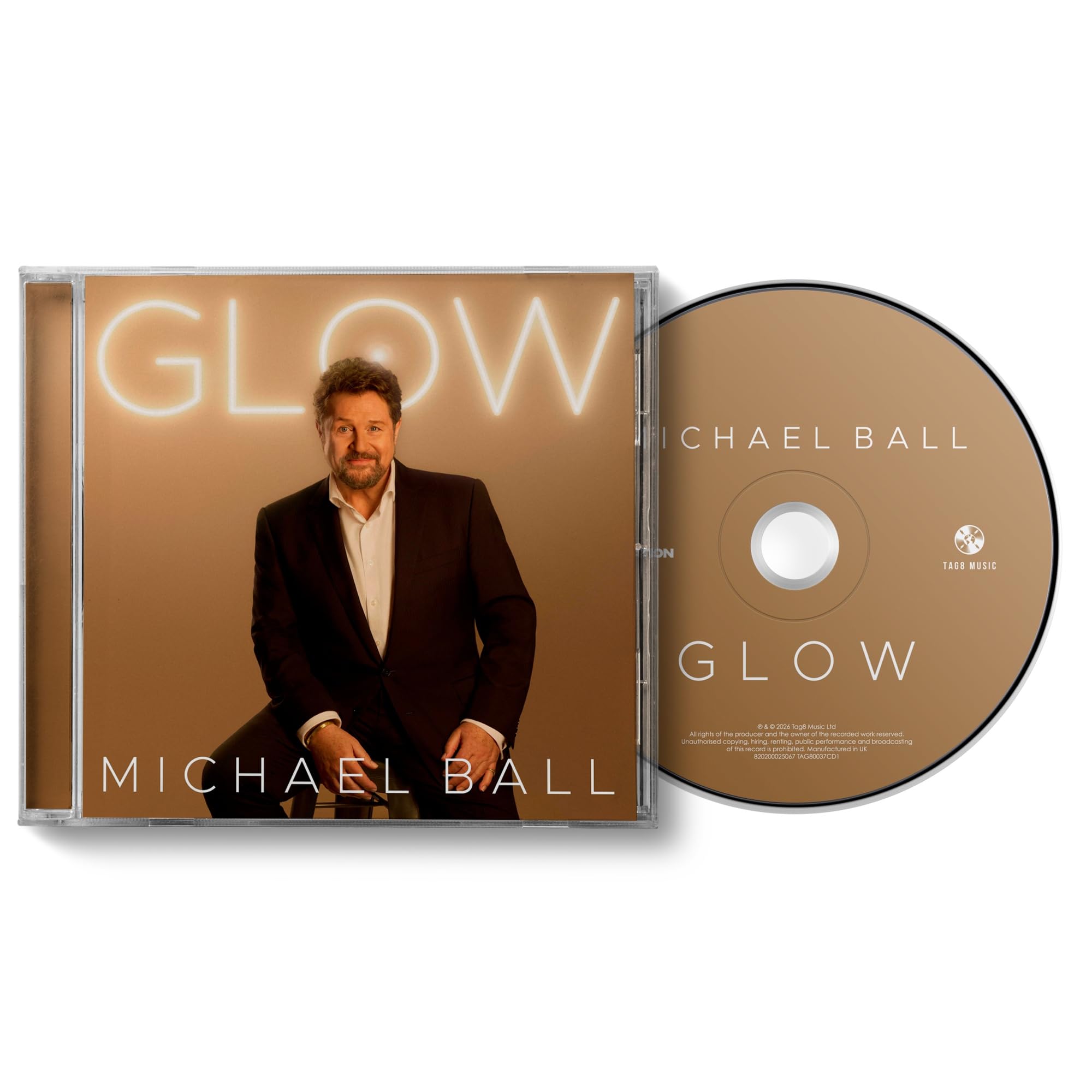 Michael Ball - Glow (Tag8 Music Ltd.) CD Album