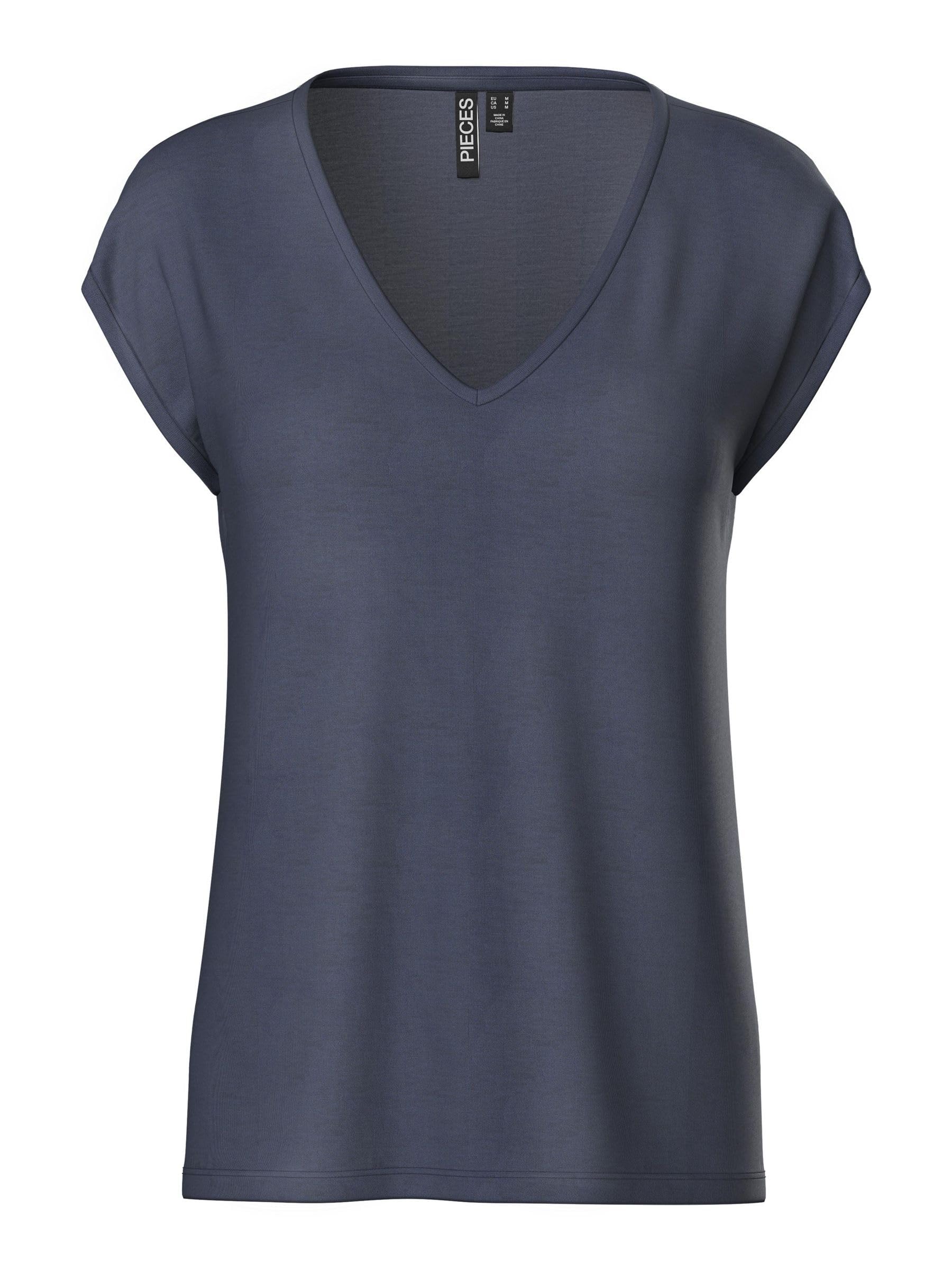 Pieces NOS Women's Pckamala Tee Noos T-Shirt Not Applicable, Ombre Blue, S