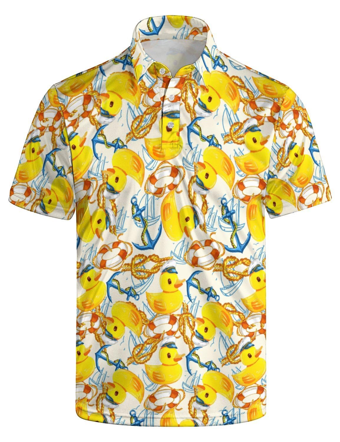 Men's Funny Golf Shirts Hawaiian Polo Shirts 80S Flashes Polo Shirts Funny Hawaiian Beach Summer Golf Polo Shirts