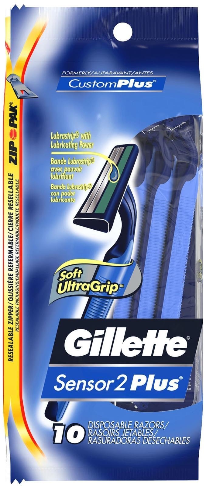 Gillette CustomPlus Pivot Disposable Razors - 10 ct