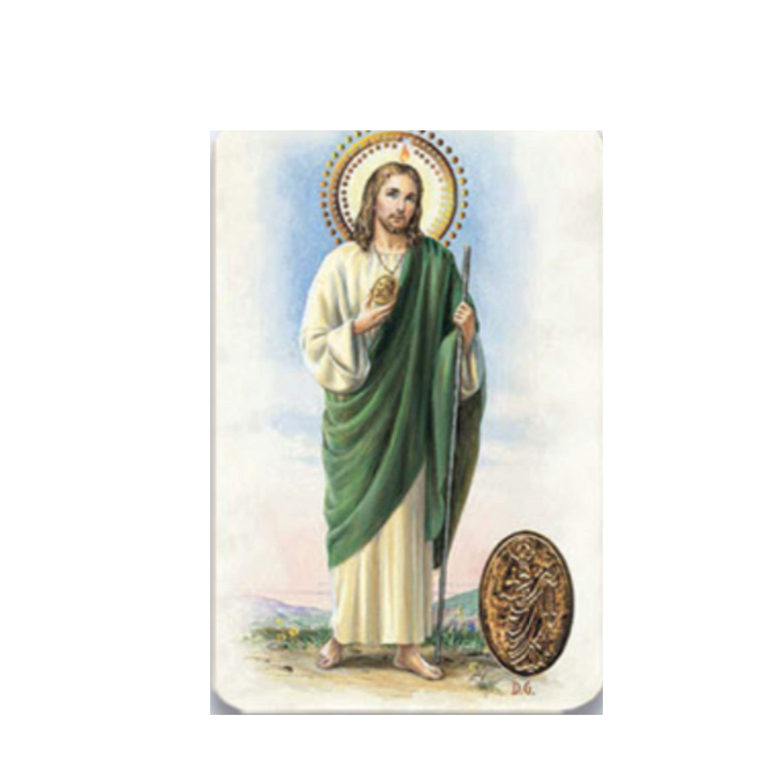 Amazon.com: H HOLLY LINES St. Jude Prayer Cards Wallet Size Plastic Coated  Set of Five Catholic Holy Cards : Home & Kitchen
