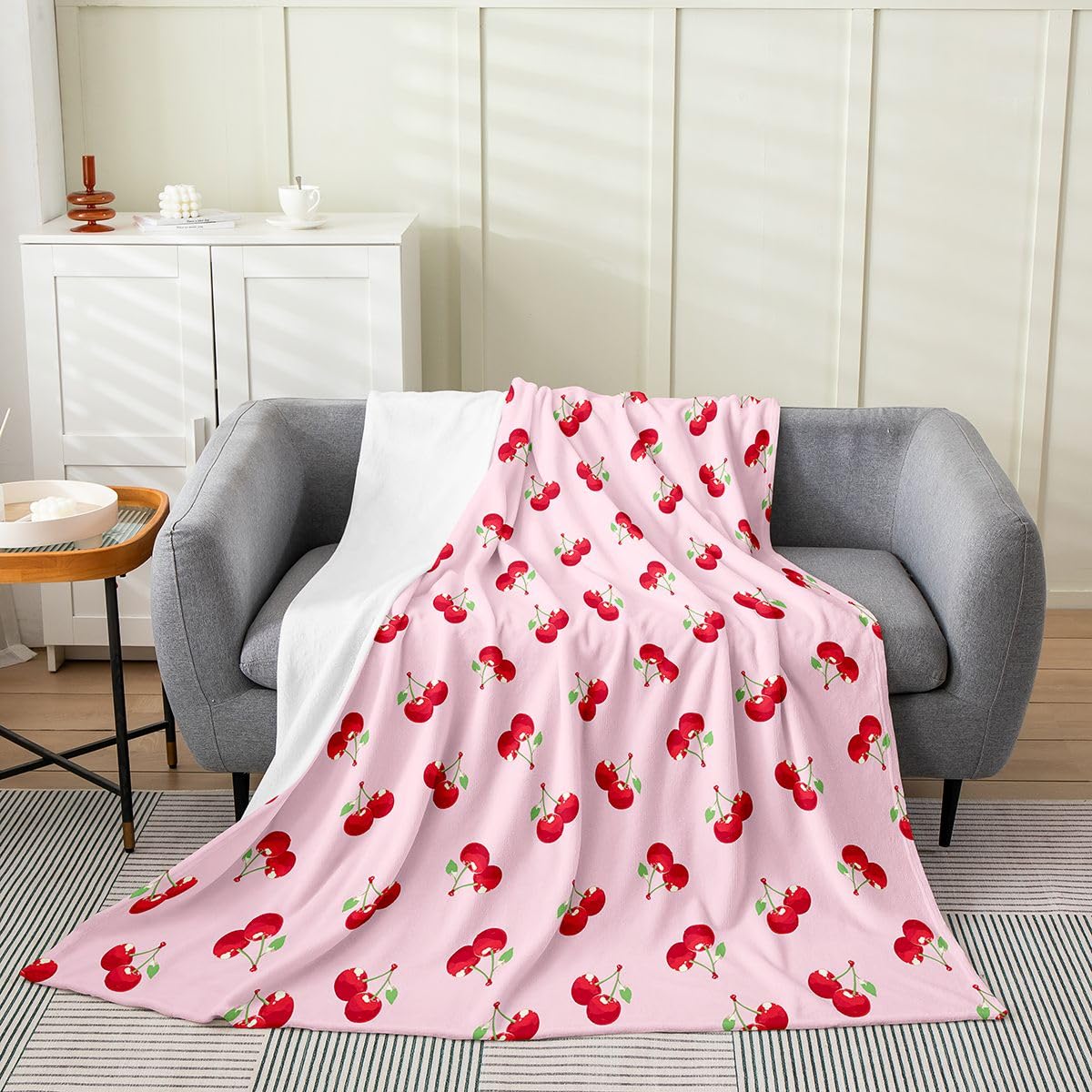 Amazon.com: Feelyou Cherry Blanket Throw 50