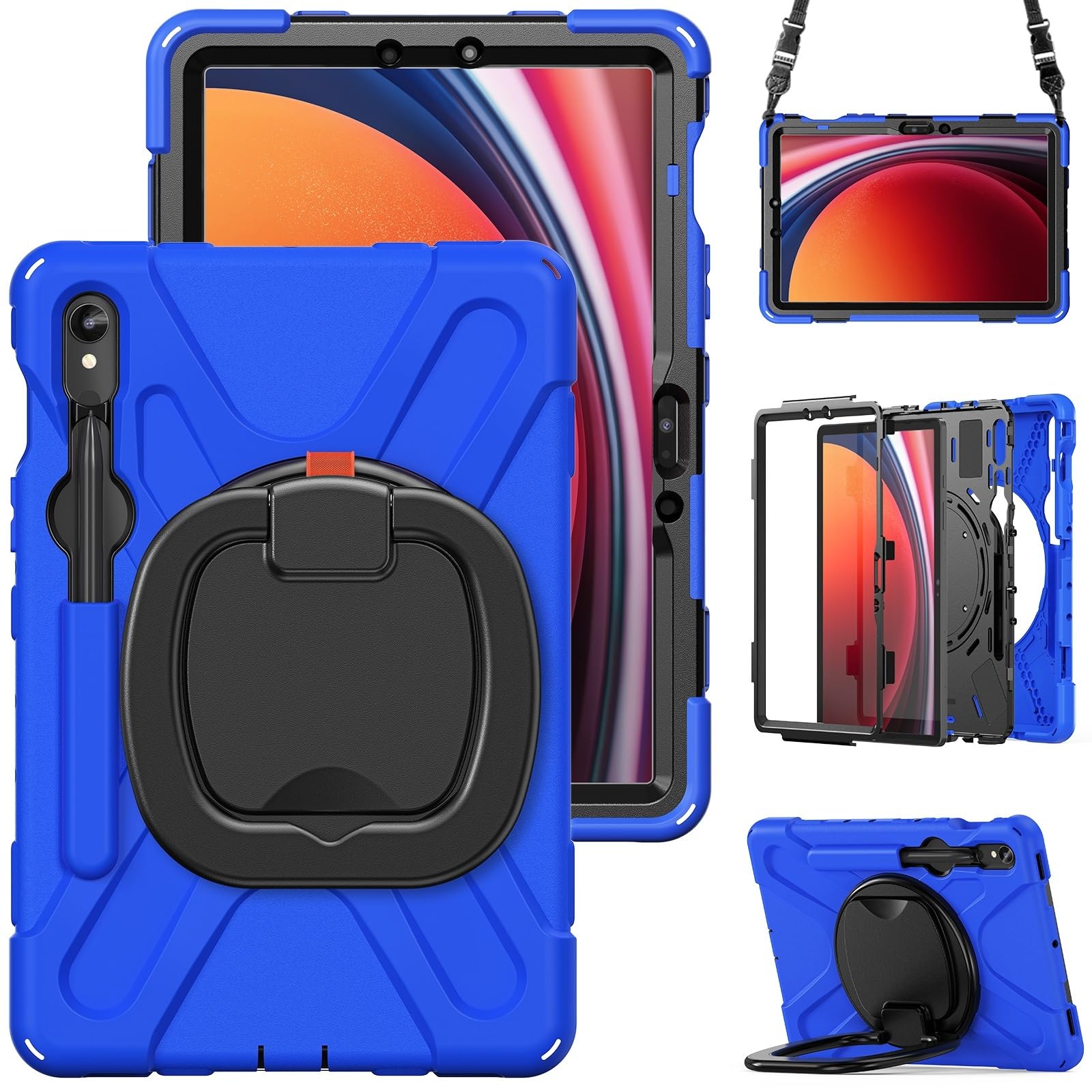 Funda Samsung Tab S10 Lite 2025 anti-caídas con correa de hombro 8