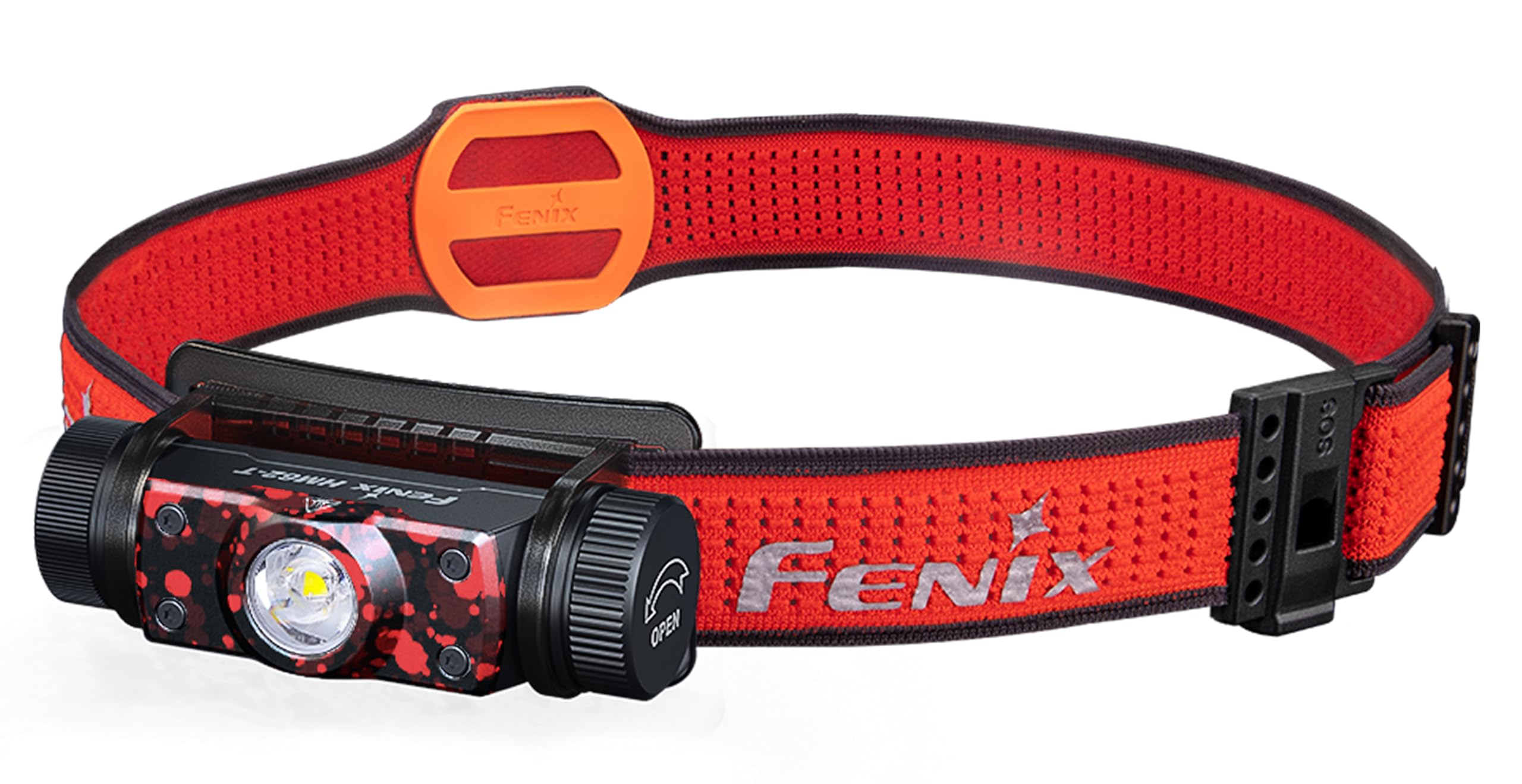 Fenix Red Hm62-T Magma, Lightweight Trail Running, Outdoor, Work And Professional Head Torch | 1200 Lumens | 150M | 280 Hrs Max | Sport Headband | 3400 Mah Rechargeable Battery | Light Mode | Ip68