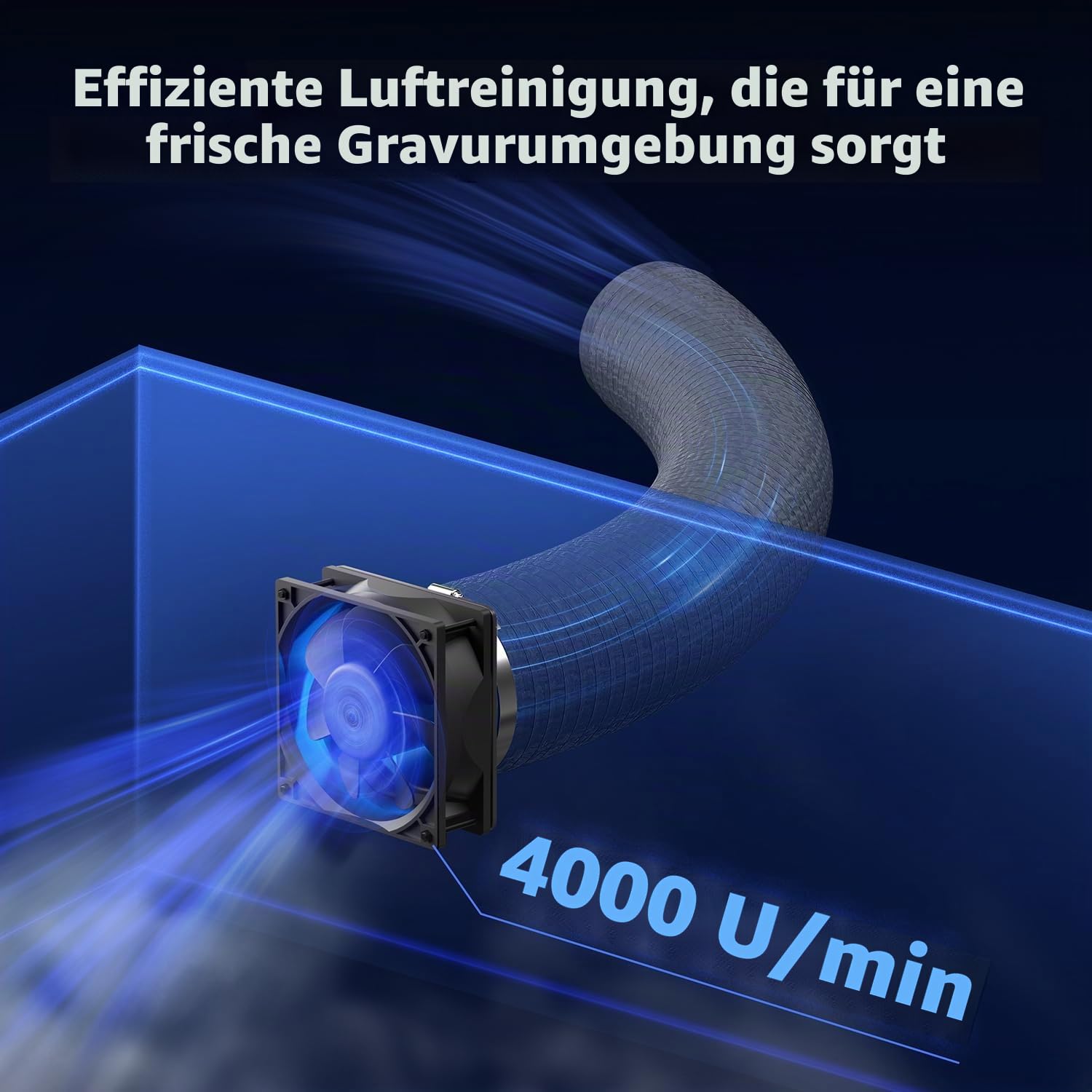 LONGER Schutzhülle mit Belüftung, 69,8 x 69,8 x 30 cm, Laserschneidemaschine, Schutzhülle für die meisten Lasergravurmaschinen, isoliert gegen Rauch und Geruch, Geräuschreduzierung, Augenschutz