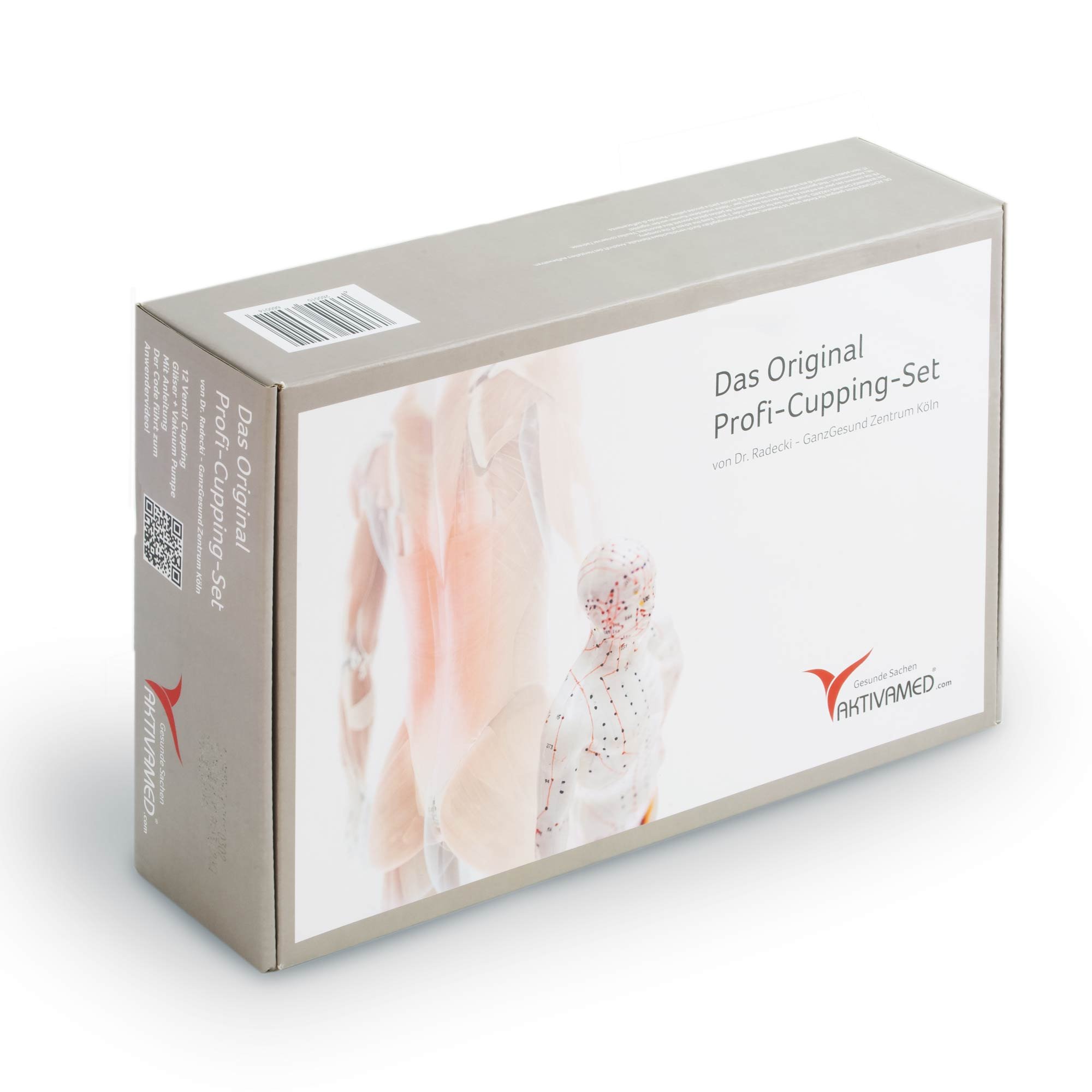 Profi Schröpfglas-Set - Schröpfgläser mit Vakuumpumpe - hochwertiges medizinisches Schröpfen + Therapiemagneten - Cupping-Set gegen Verspannungen & Cellulite. Faszienverspannungen,