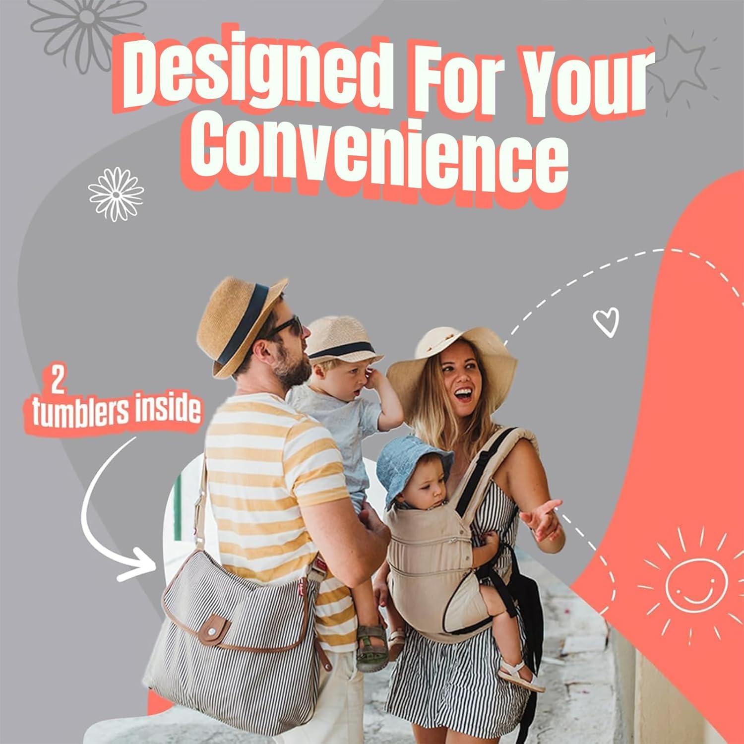 Sippy Cups For Toddlers 1-3 - Toddler Cups w/Screw Lids - Stainless Steel Kids Tumblers With Straws and Lids - 2 Pack - Image 4