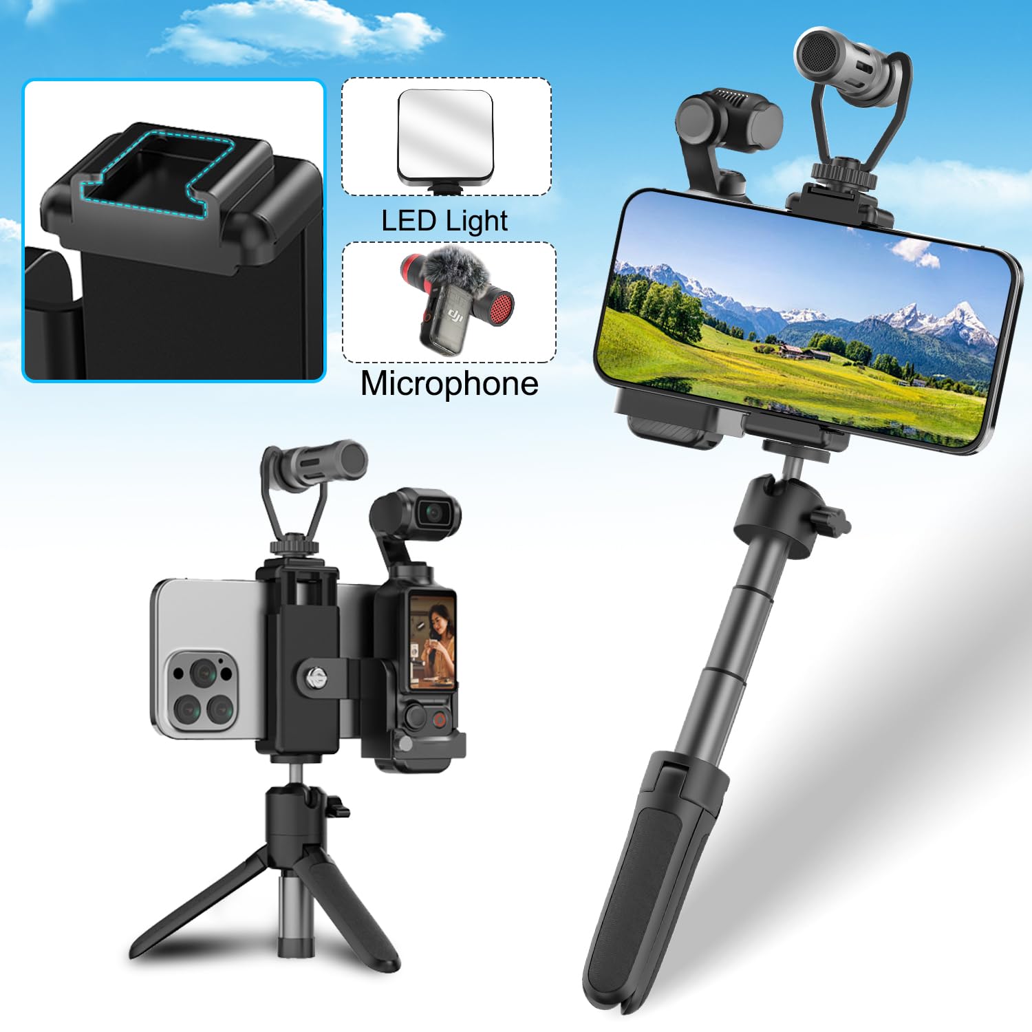 Supporto per telefono per DJI Pocket 3 - Maison Du Drone